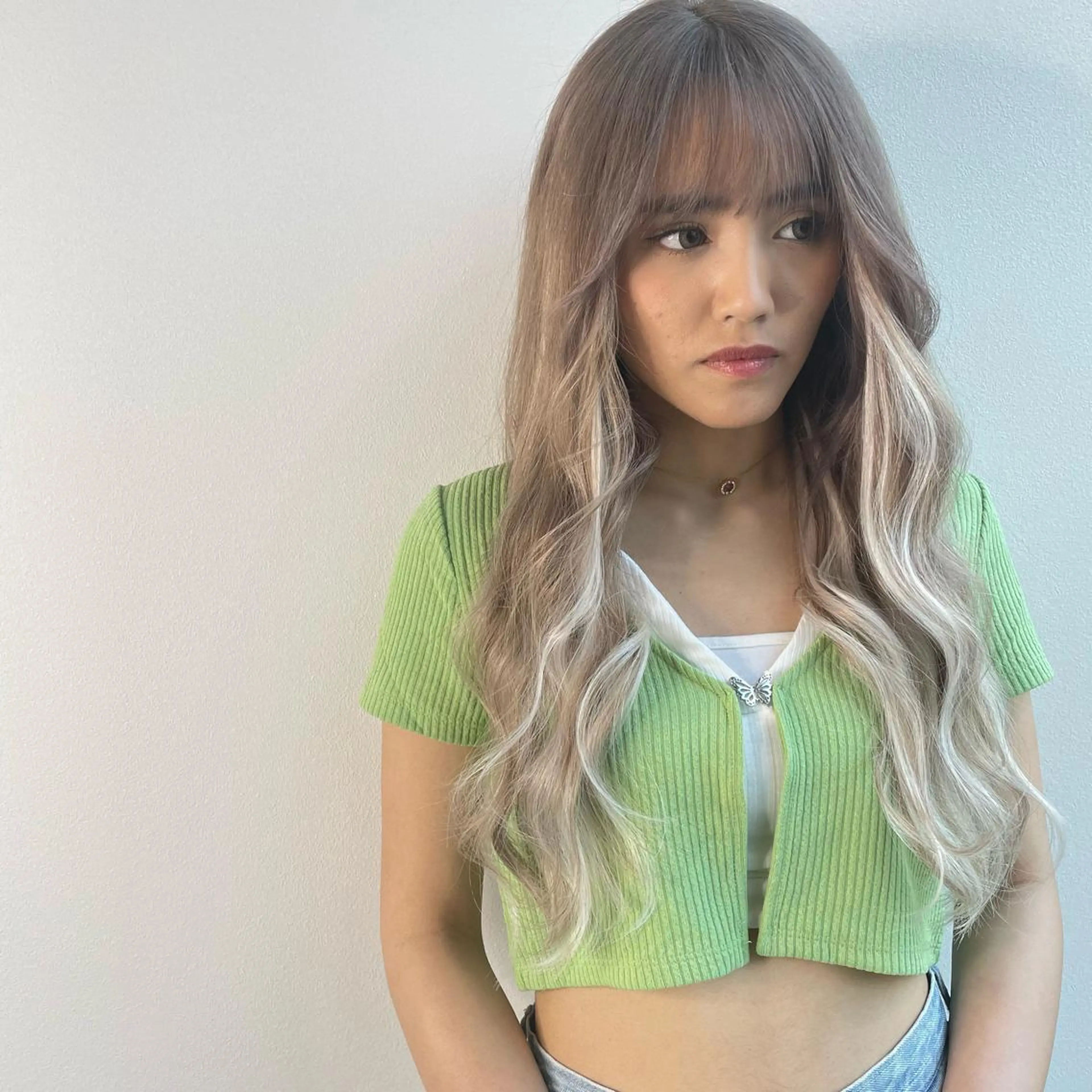 ロング カラー ヘアアレンジ 寺西 恵🪡🤍のヘアスタイル