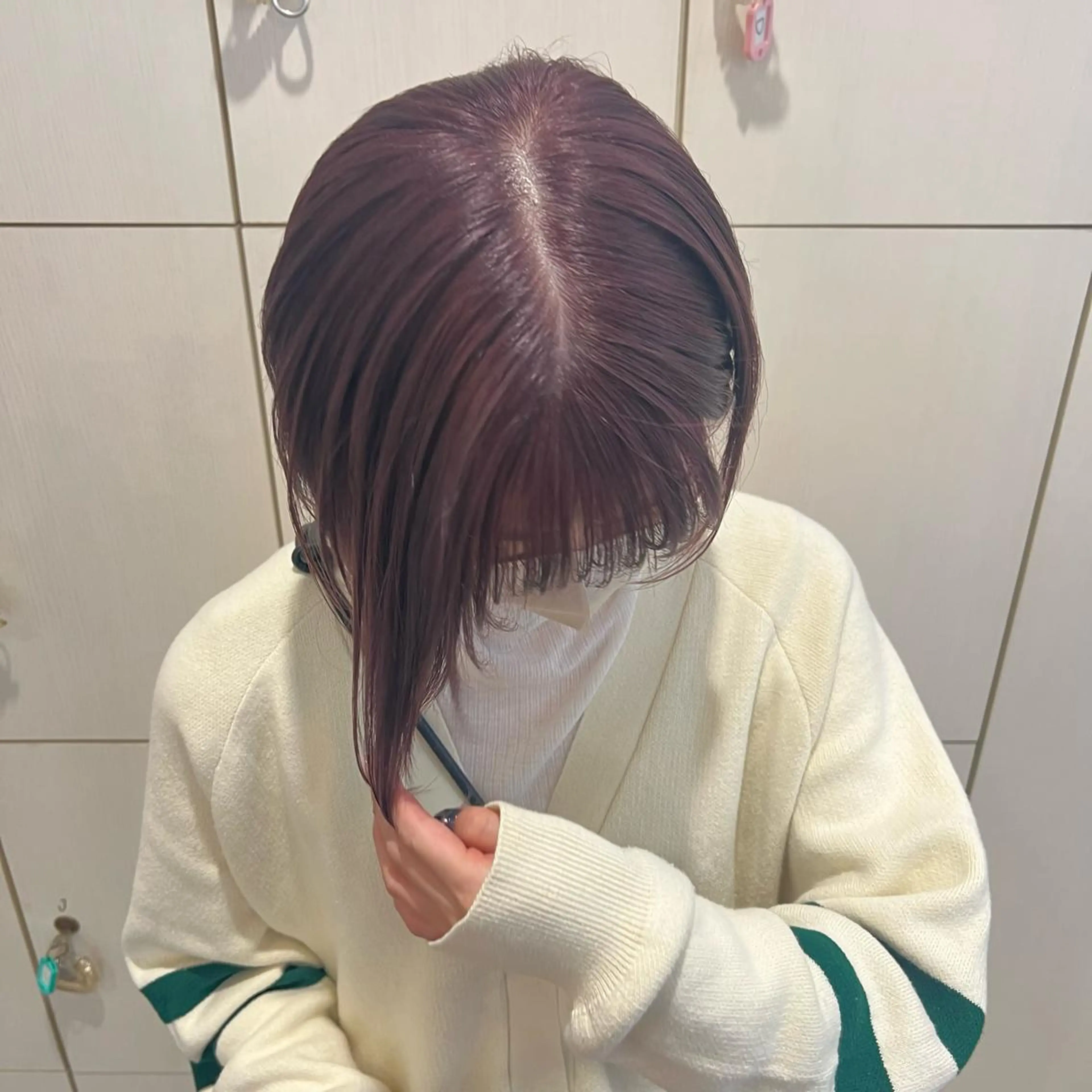 ショート カラー ラベンダーカラー ヘアカラー SALOWIN川崎WEST店所属・🌷川崎/アレンジ/ 暖色ボブ/コトネ🌷のヘアスタイル
