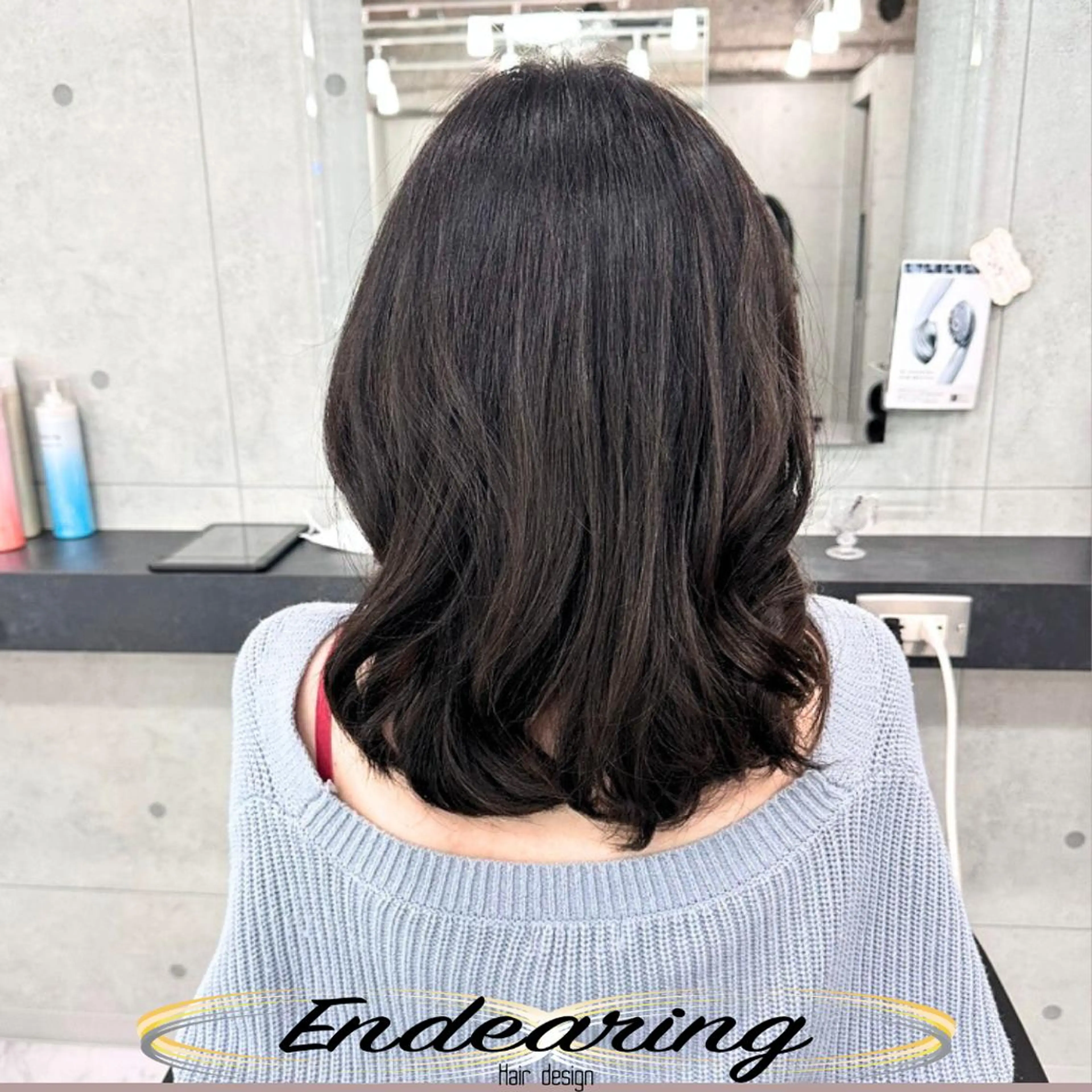 ミディアム レイヤーカット 小顔カット トリートメント カット トリートメント 柳田 怜那/銀座 Endearingのヘアスタイル