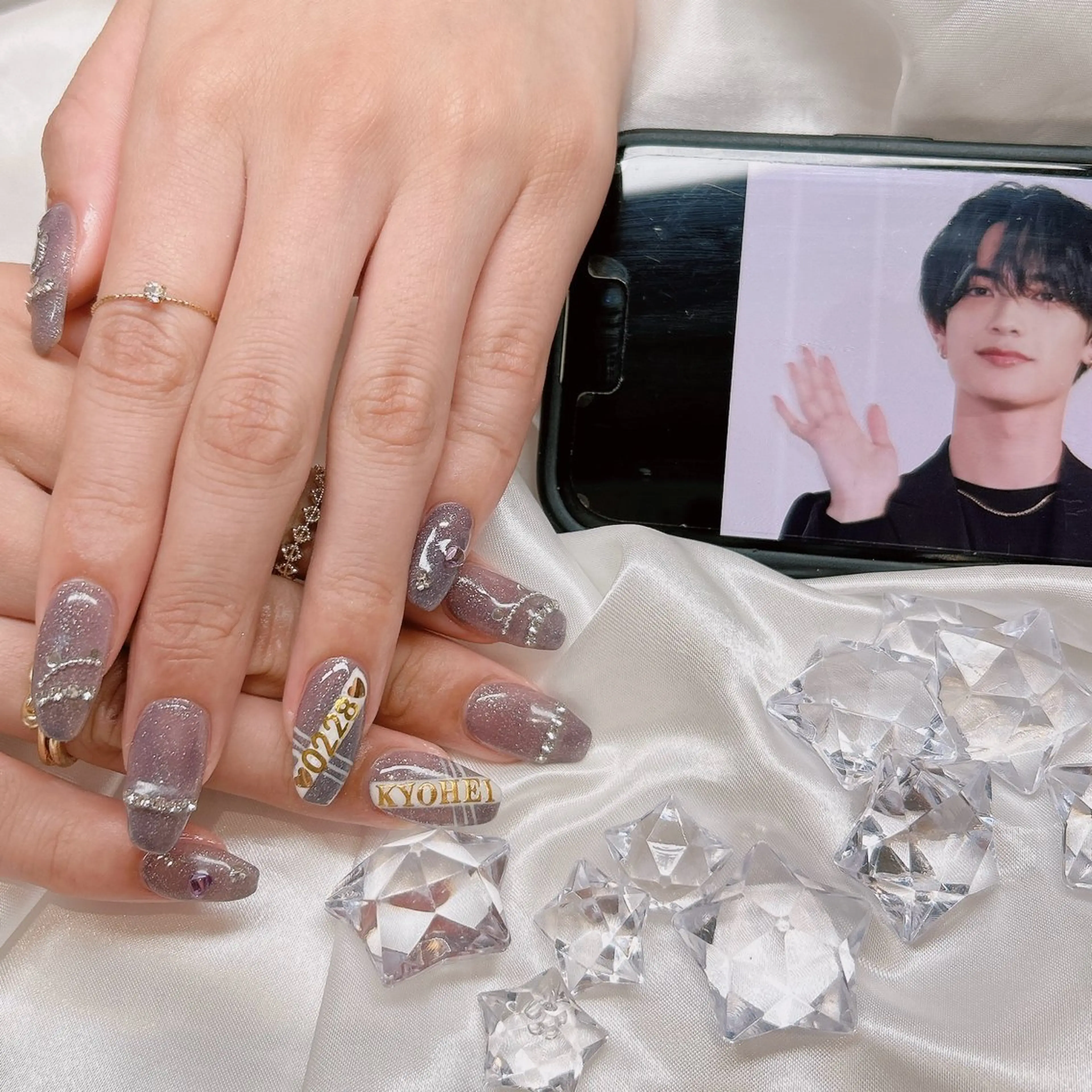 ネイル ハンドネイル junna のぞいてねのネイルデザイン