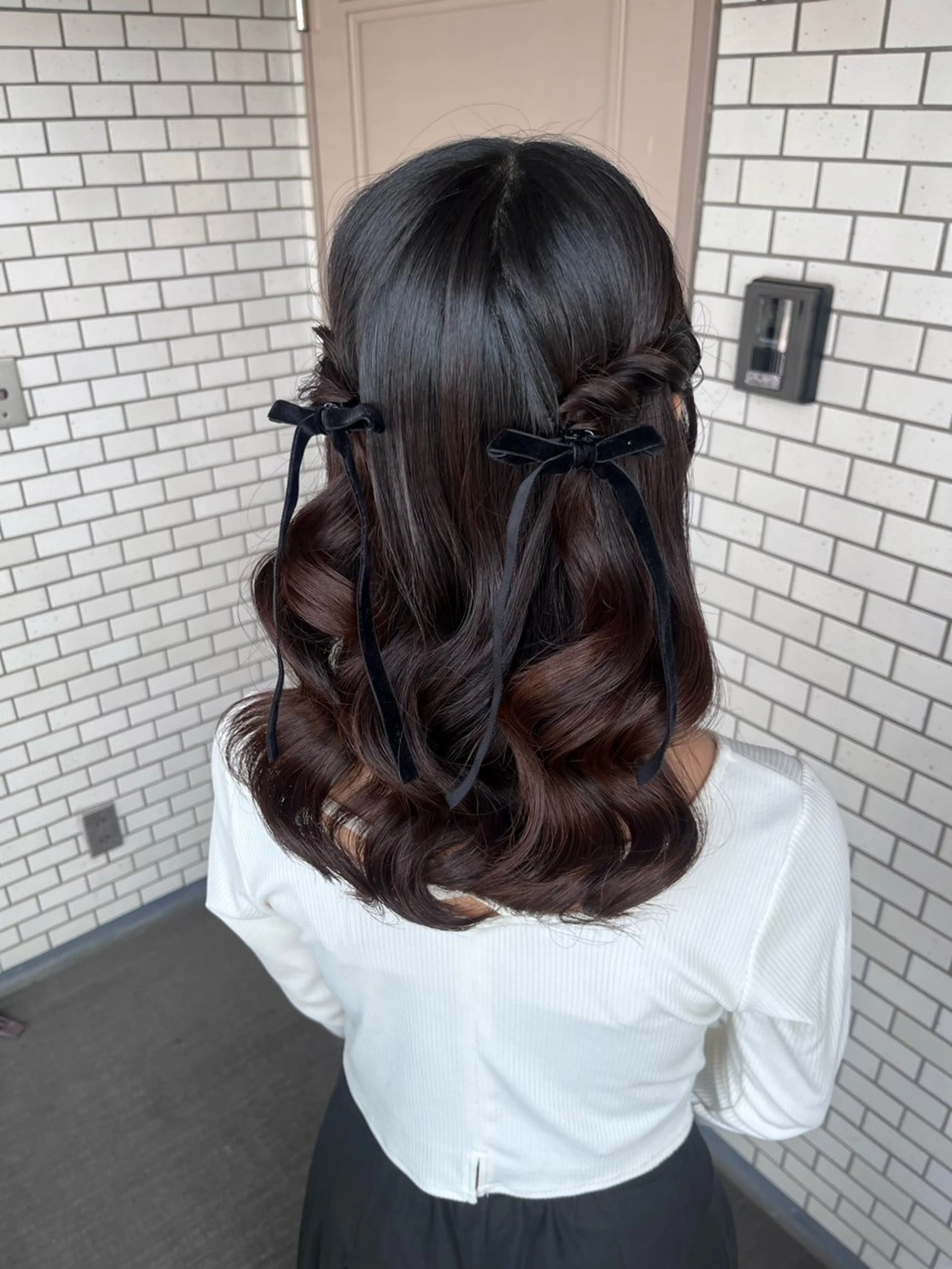 ヘアアレンジ ヘアセット 参列 ✽ 推し活ヘア 💕ゆり🐈🐾のヘアスタイル