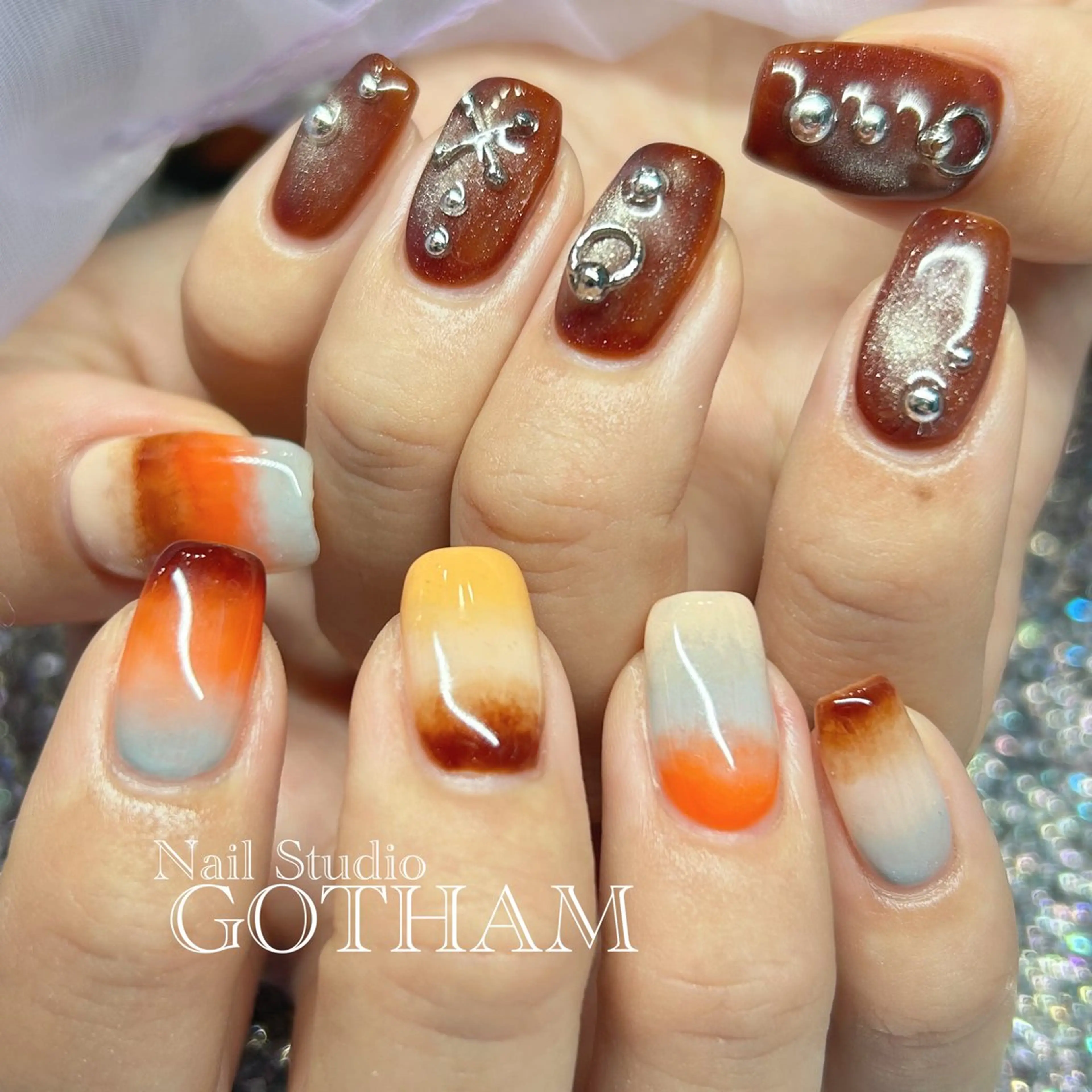 ネイル ハンドネイル Nail Studio GOTHAM所属・高円寺駅からすぐ🌈 ネイルGOTHAMのネイルデザイン
