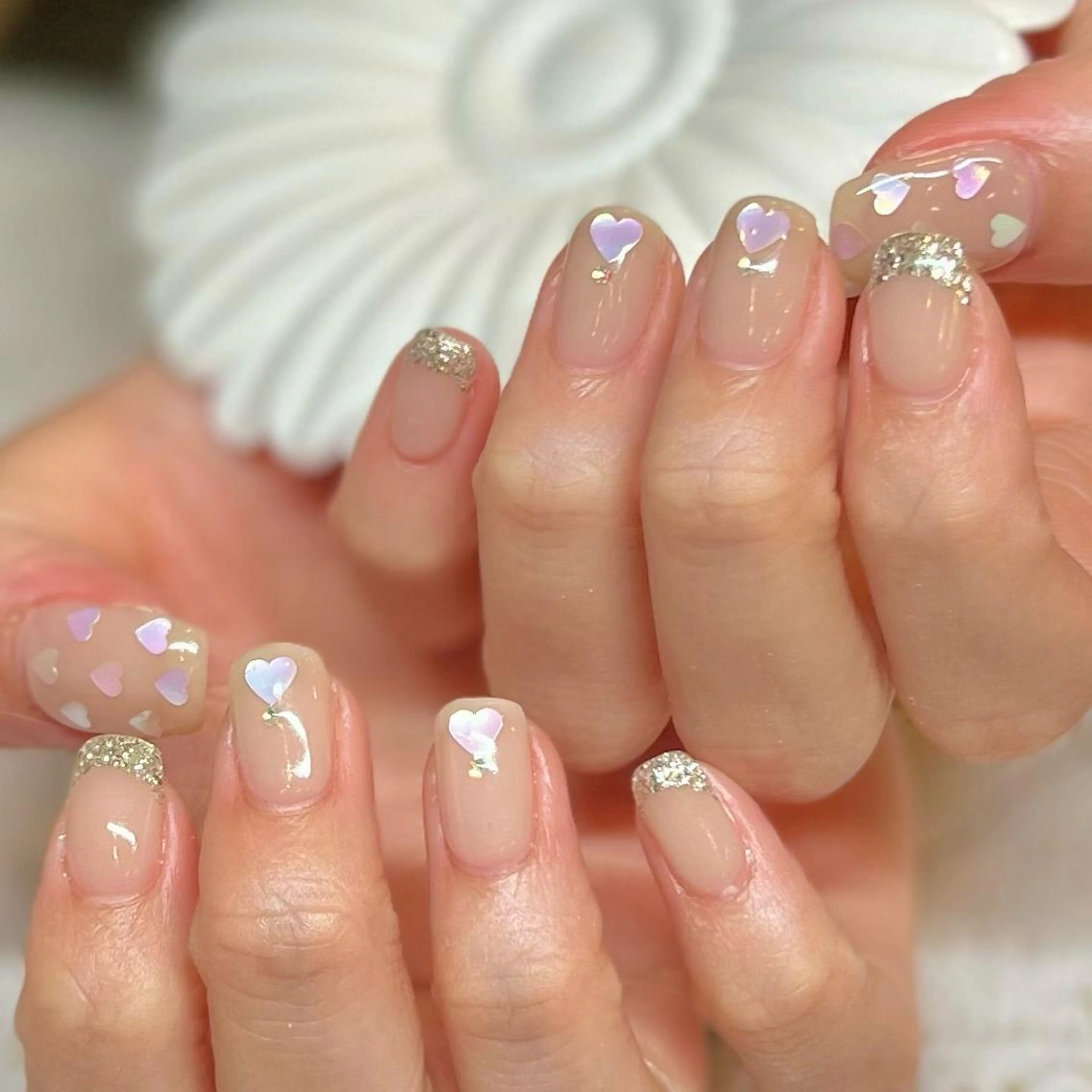 ショート カラー ネイル アートネイル オフィスネイル ワンカラーネイル ショートネイル ネイルサロン リリーブランシュ所属・森 瑞紀のネイルデザイン