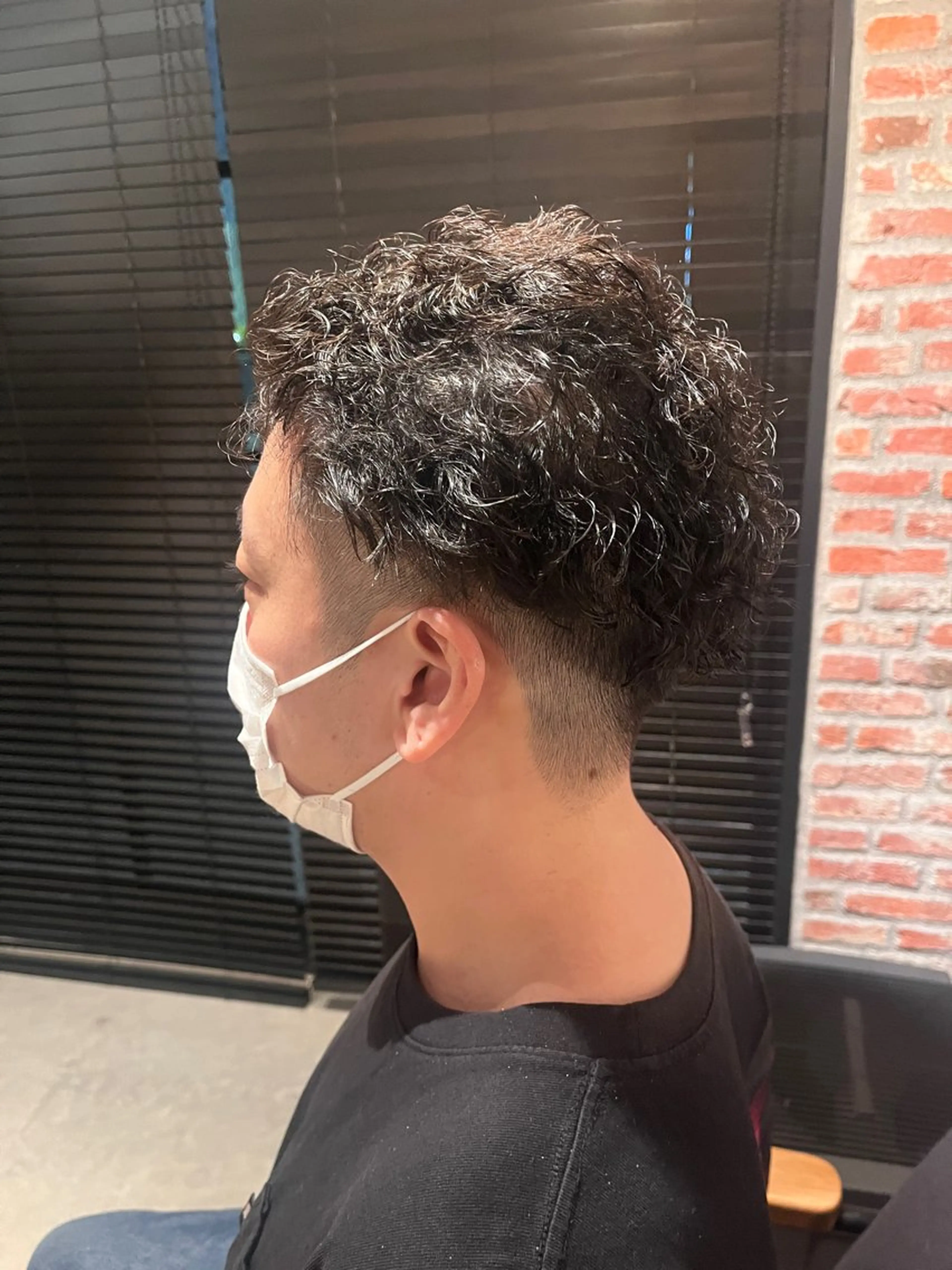 パーマ メンズ メンズパーマ ツイストスパイラルパーマ スパイラルパーマ 田中 美月のヘアスタイル