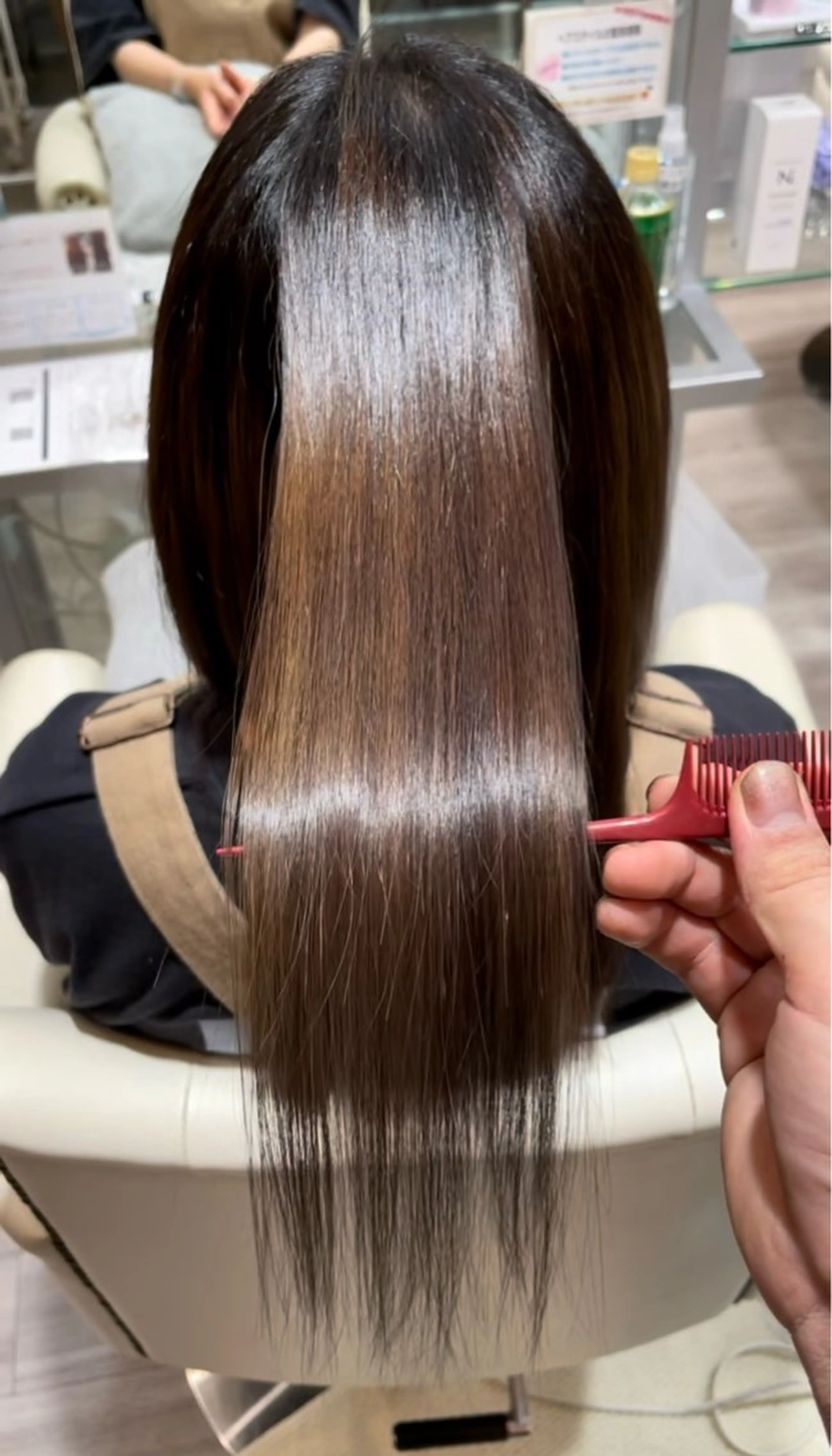 セミロング 髪質改善 トリートメント ✨トレンド特化美容師 WILL上村　拳吾のヘアスタイル