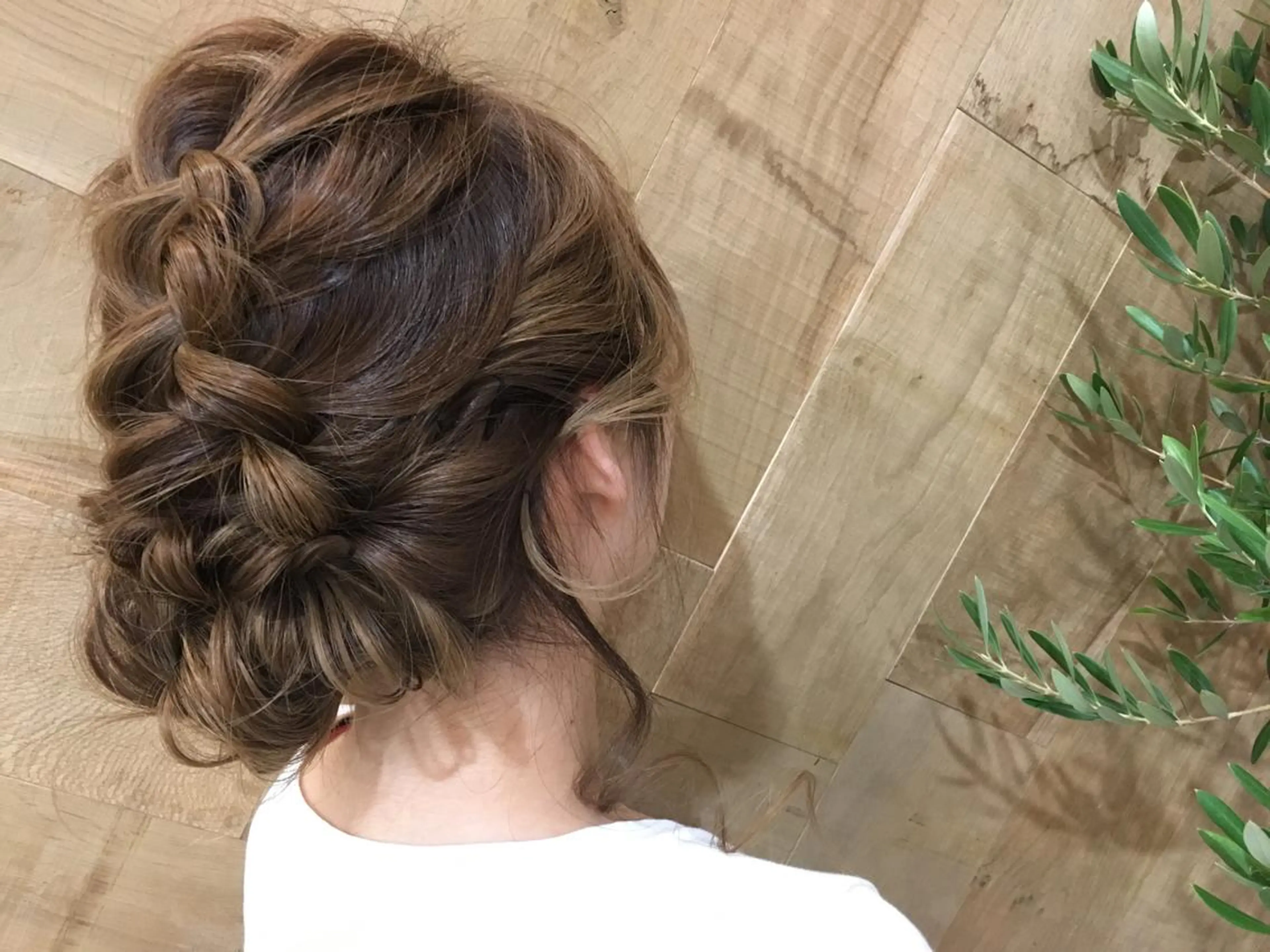 ロング カラー ヘアアレンジ 🩷🍭中津・梅田 エリア🍬💜のヘアスタイル