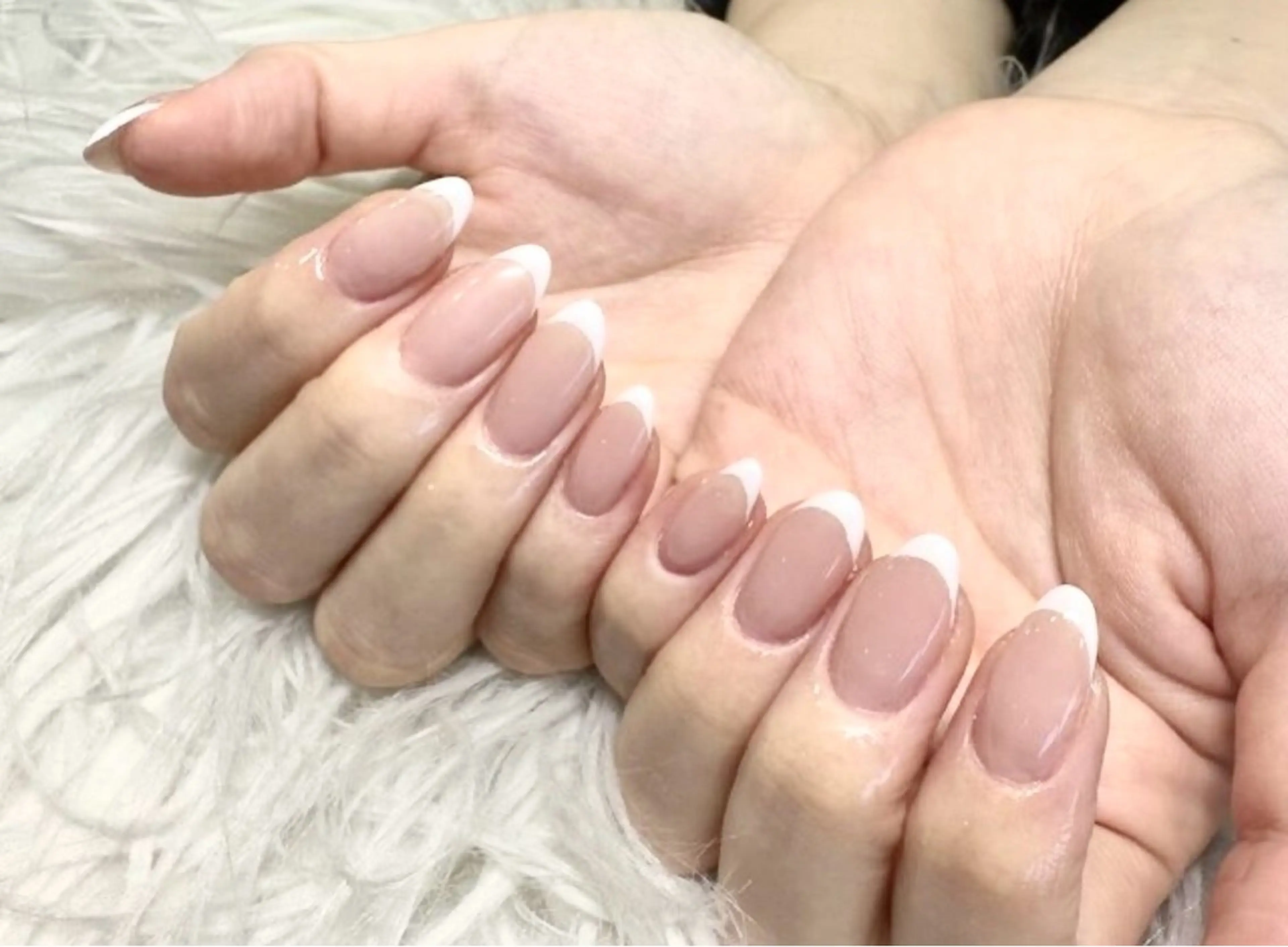 【フレンチ オフなし　ベース色あり+500円】の写真
