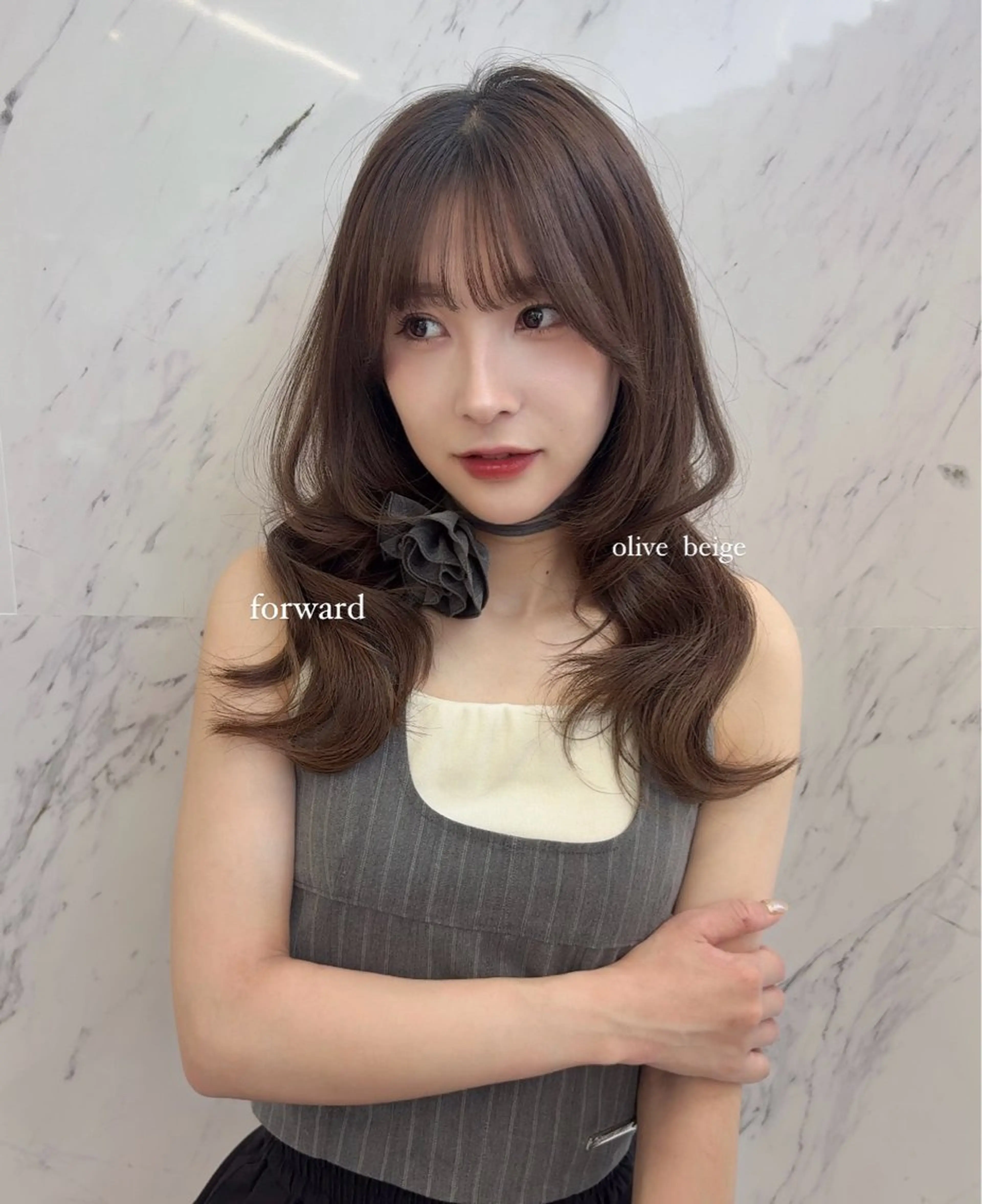ロング カット ヘアカラー Parve Mix/ 平 奈果🎀のヘアスタイル