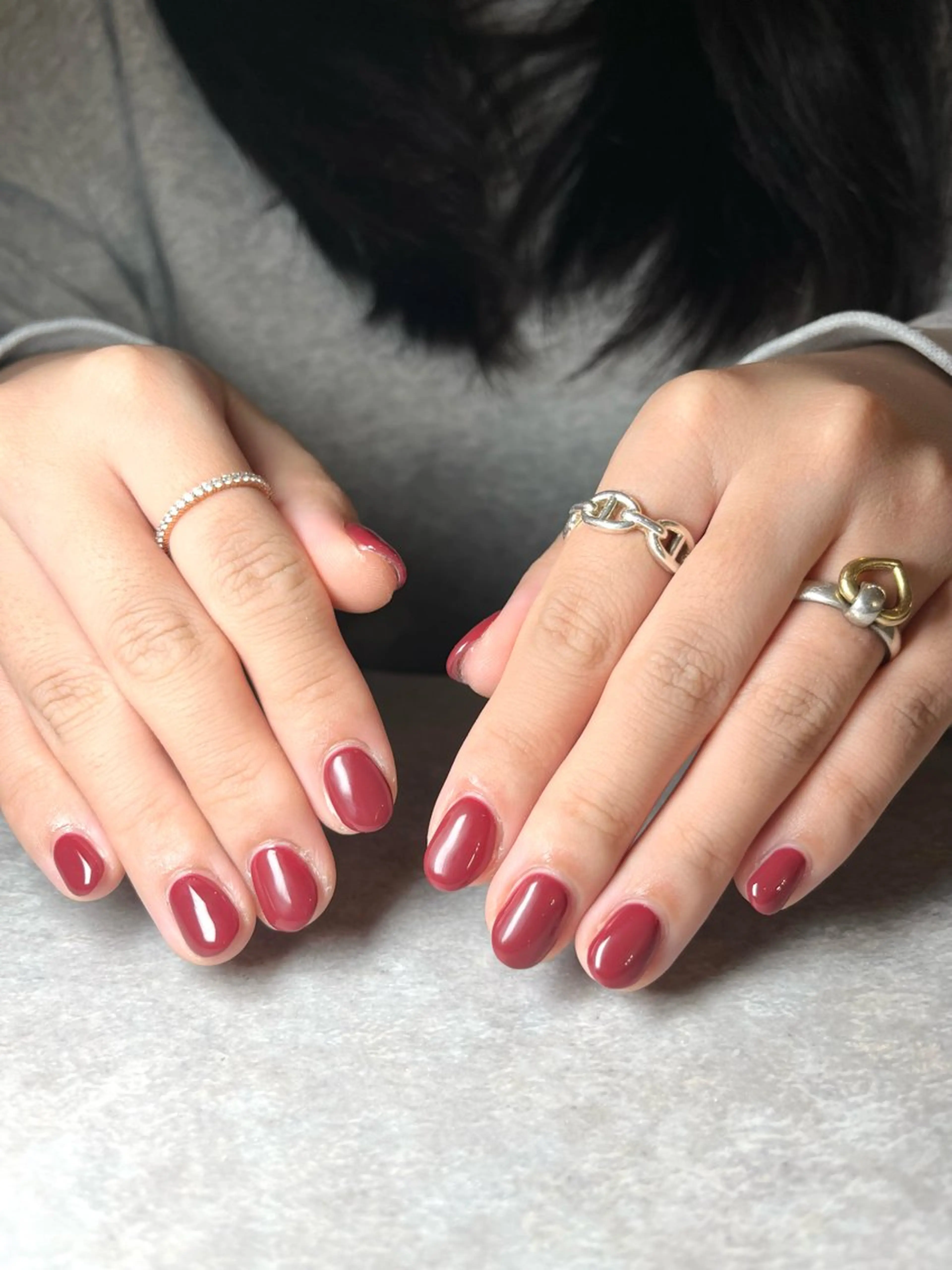 ネイル ワンカラーネイル ハンドネイル elu 船橋店 Fukaのネイルデザイン