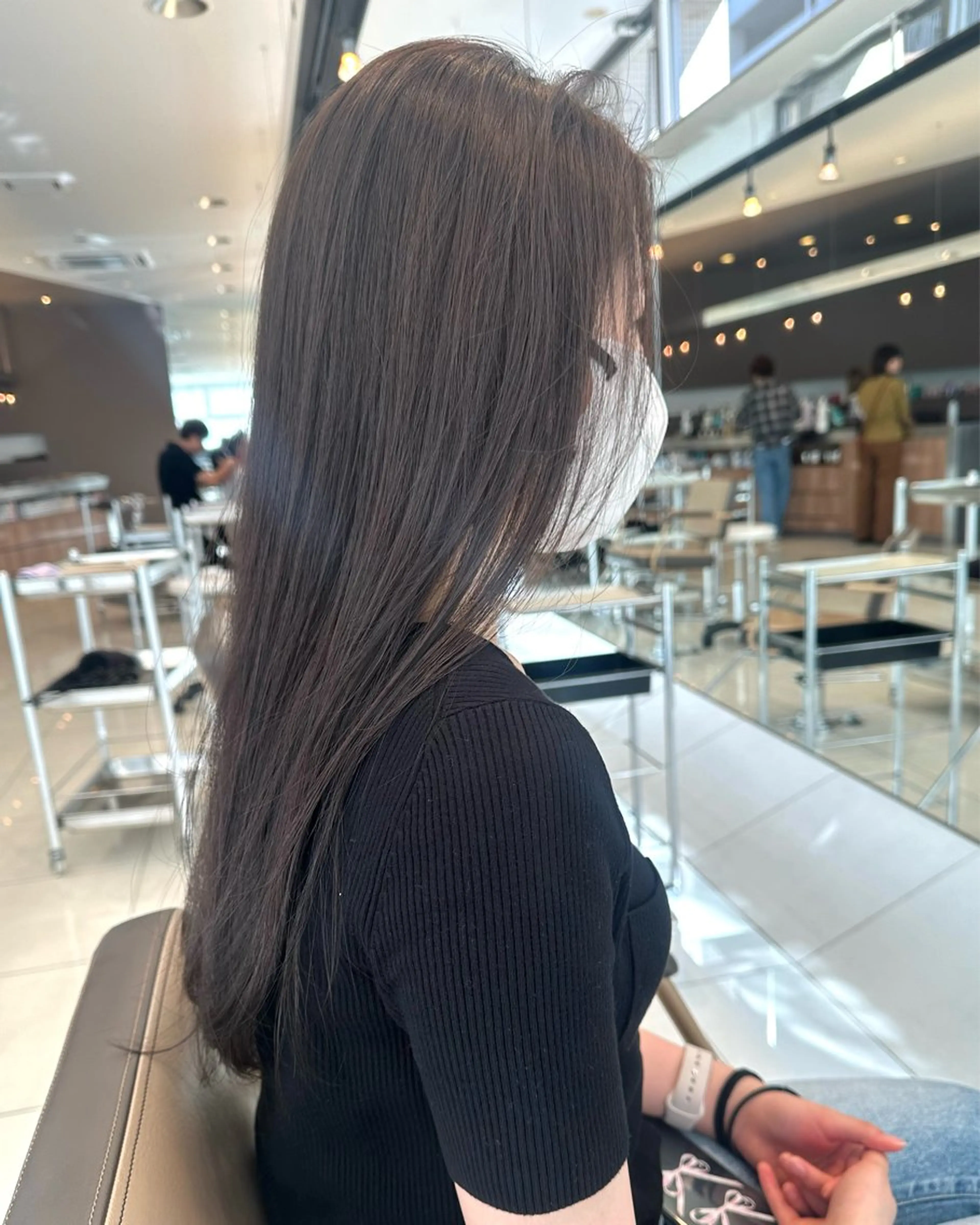カラー ブリーチ ダブルカラー グレージュ ブリーチなしカラー エスポワール所属・YUSHI HORIUCHIのヘアスタイル