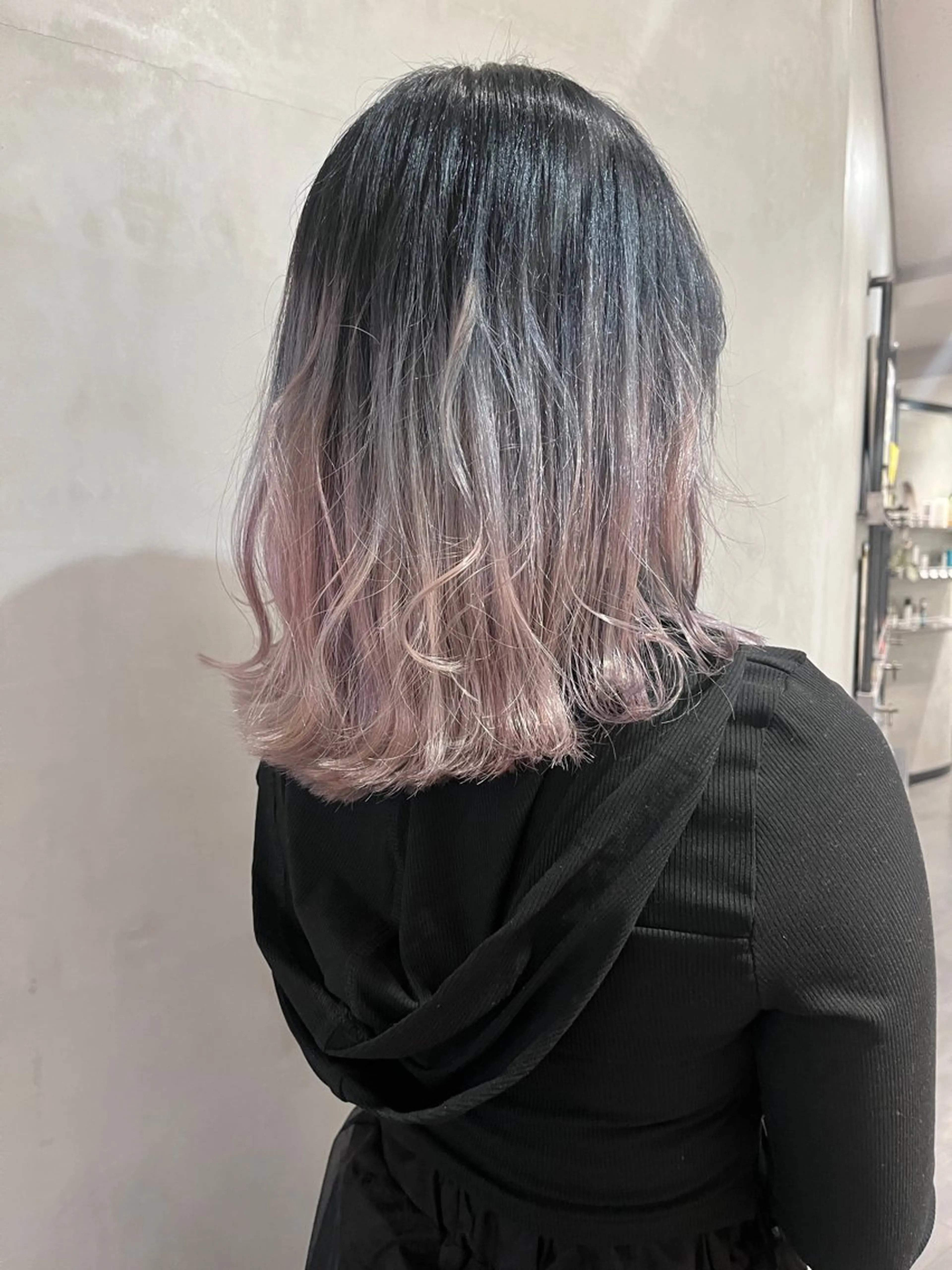 ミディアム カラー ピンクカラー シルバー ヘアカラー トリートメント 暖色🍒姫カット🎀 オタク特化🎀ゆうなのヘアスタイル