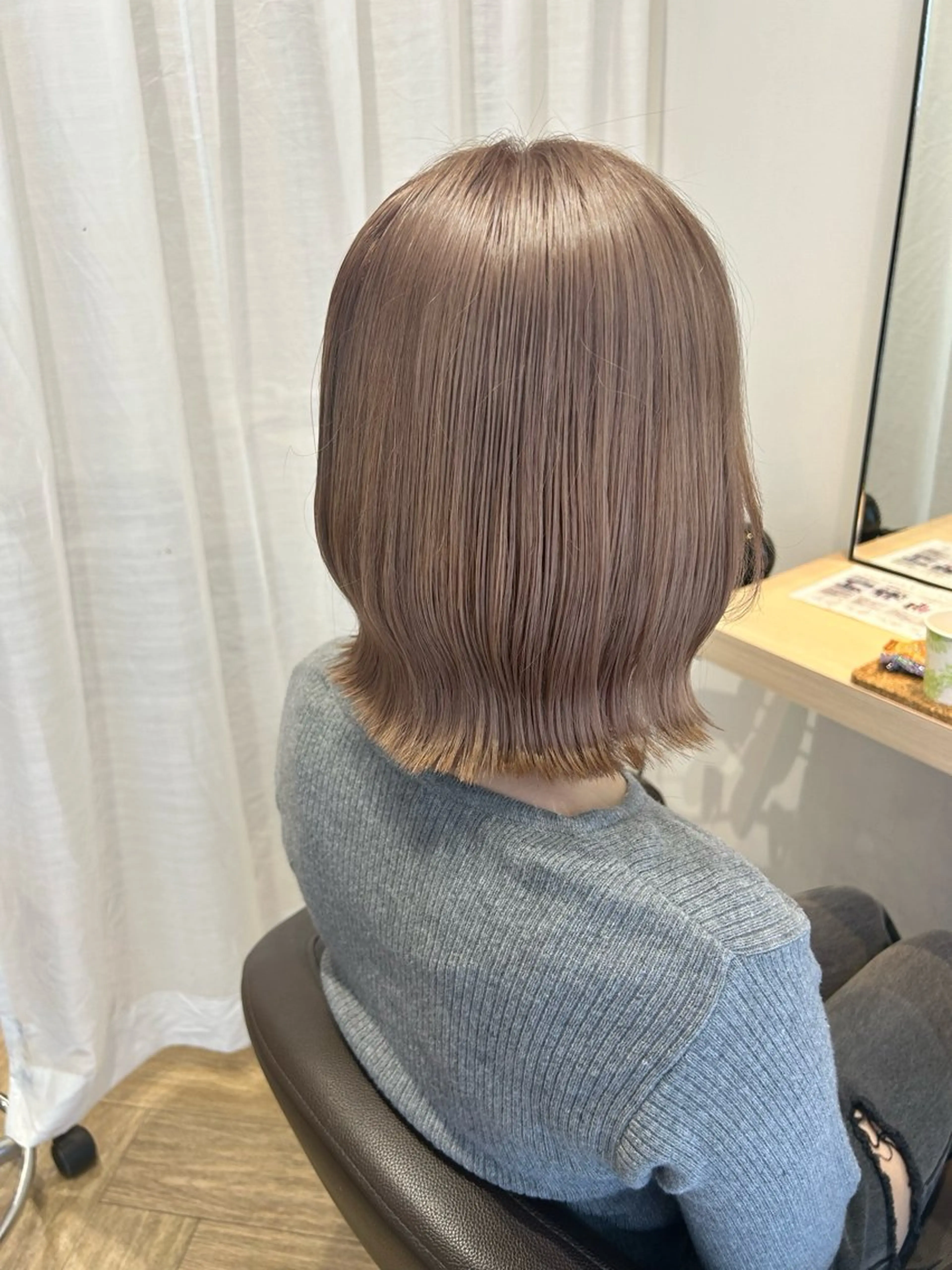 ショート カラー カット ヘアカラー AVANCE.なかもず所属・砂野 真璃奈のヘアスタイル