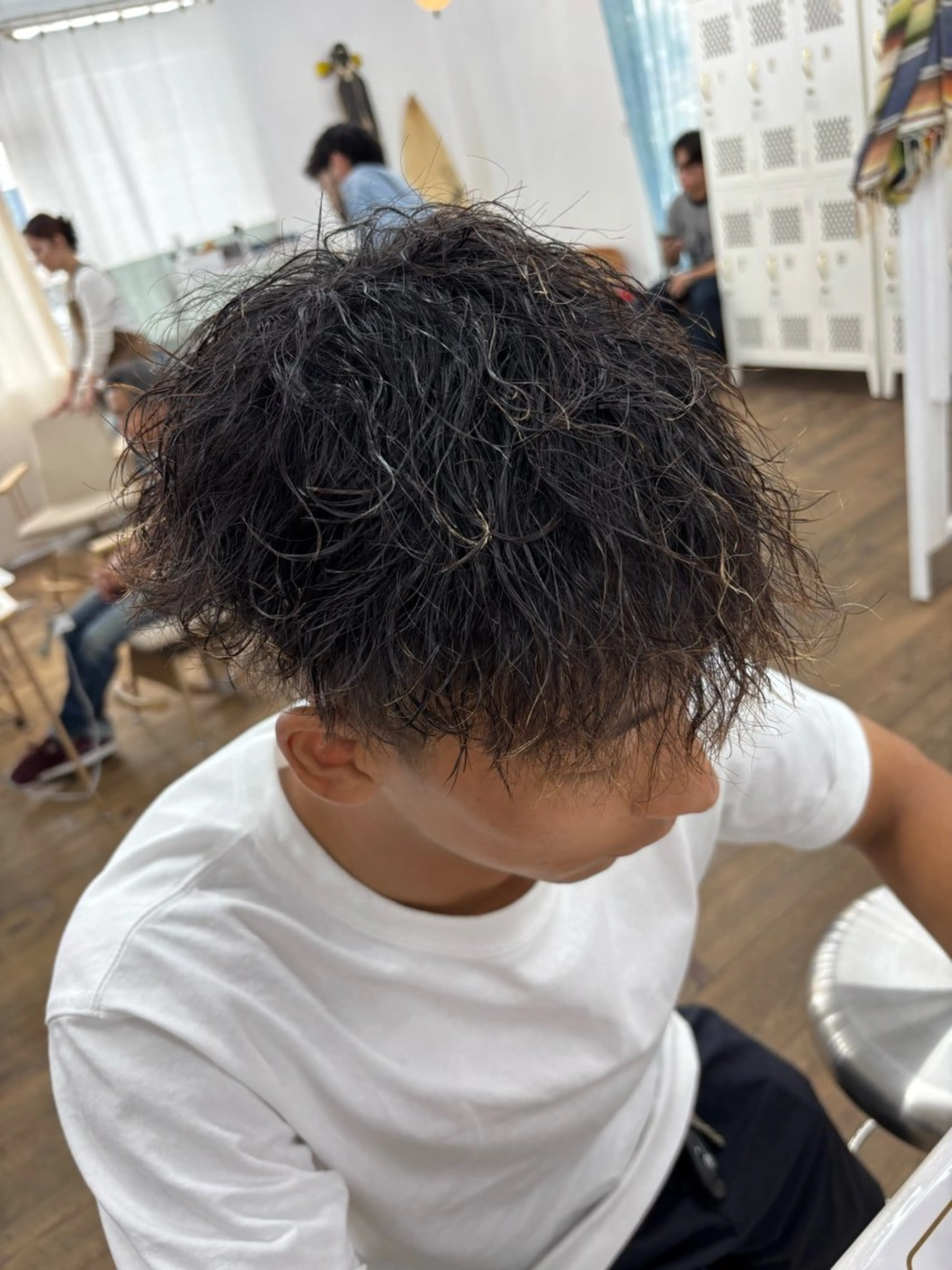 パーマ メンズ カット パーマ メンズ特化サロン Ryomaのヘアスタイル