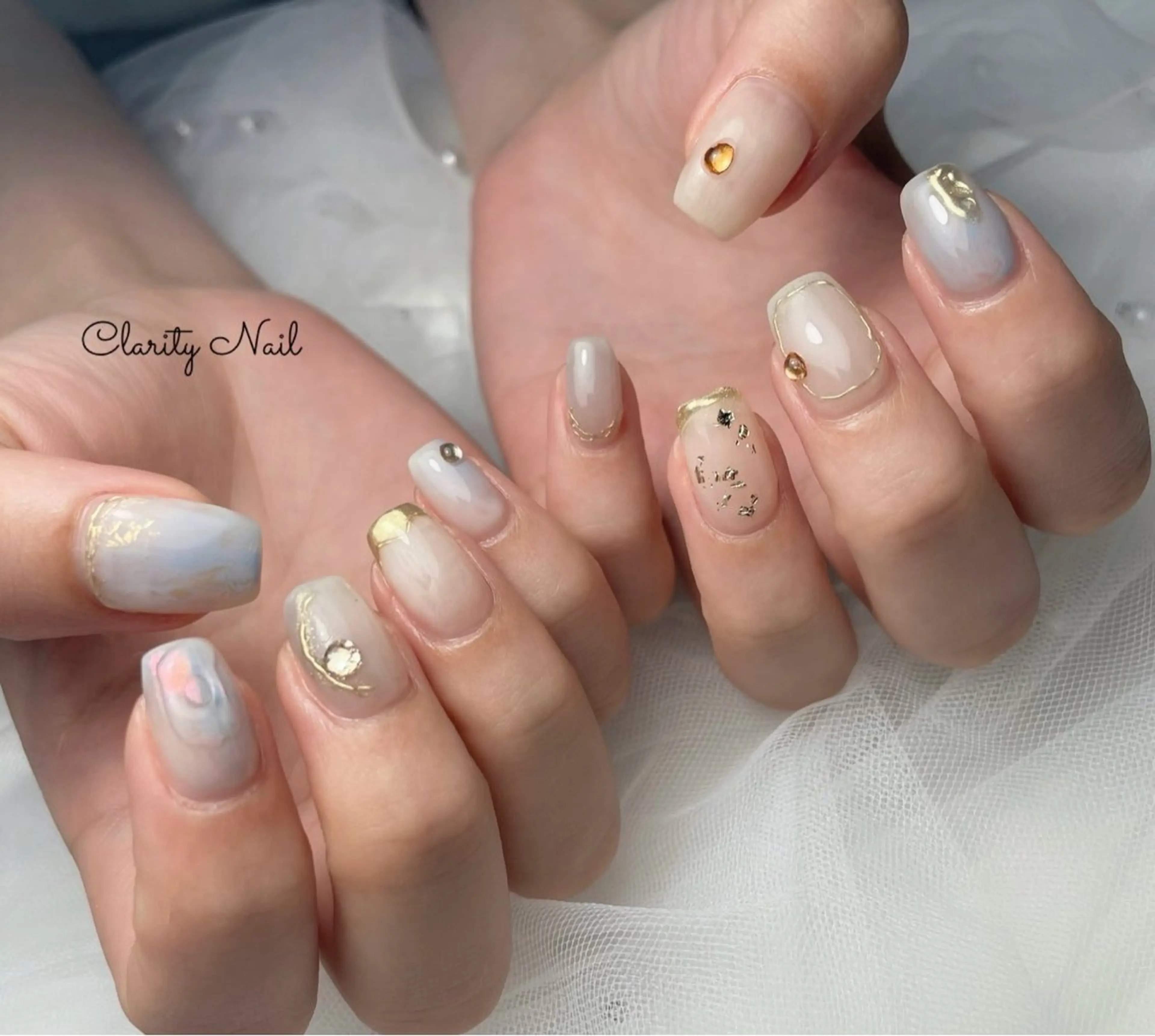 ネイル アートネイル 持ち込み ハンドネイル Clarity Nailのネイルデザイン