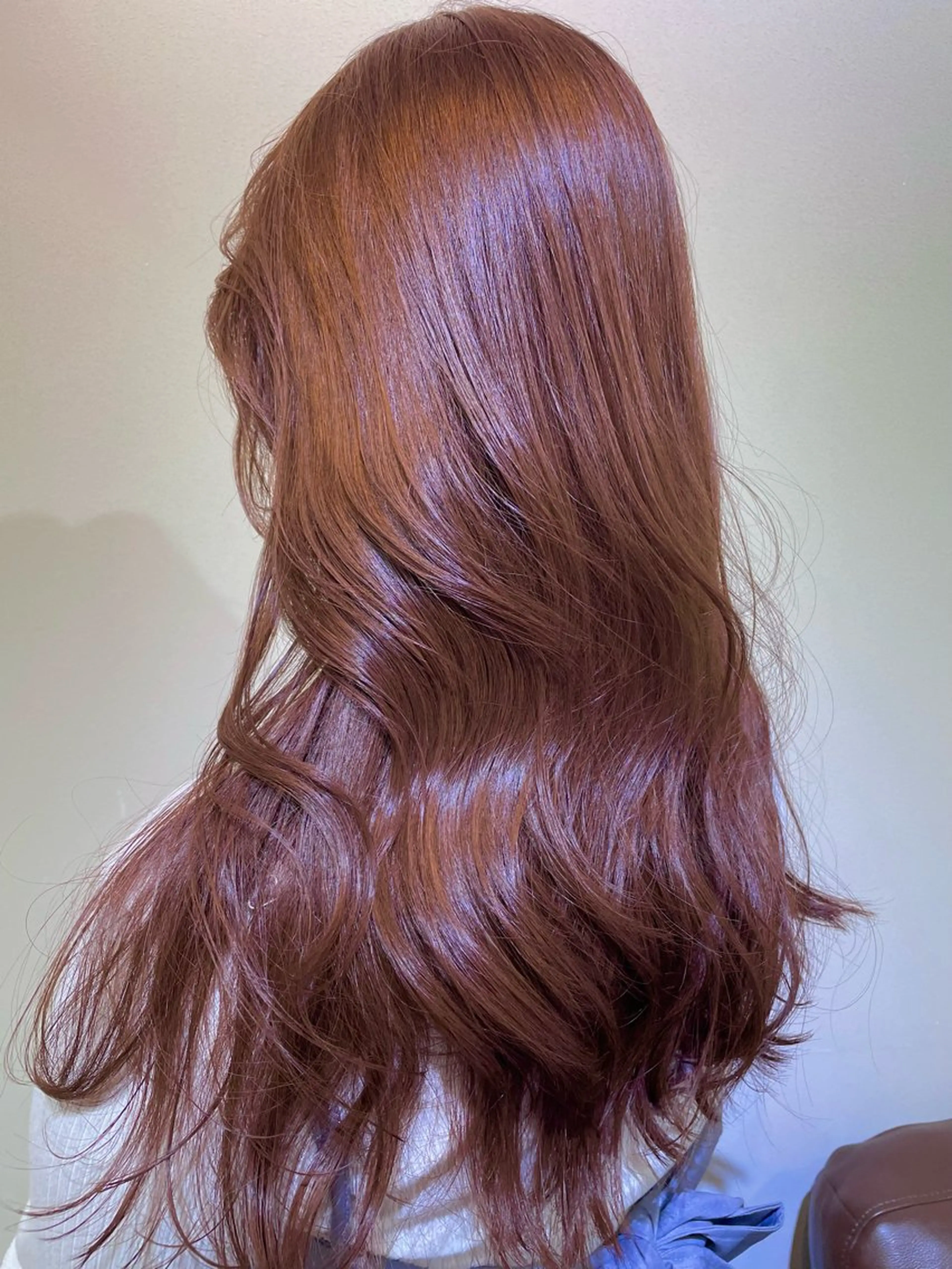 ロング ヘアカラー トリートメント まろやかなベージュ 小池春樹のヘアスタイル