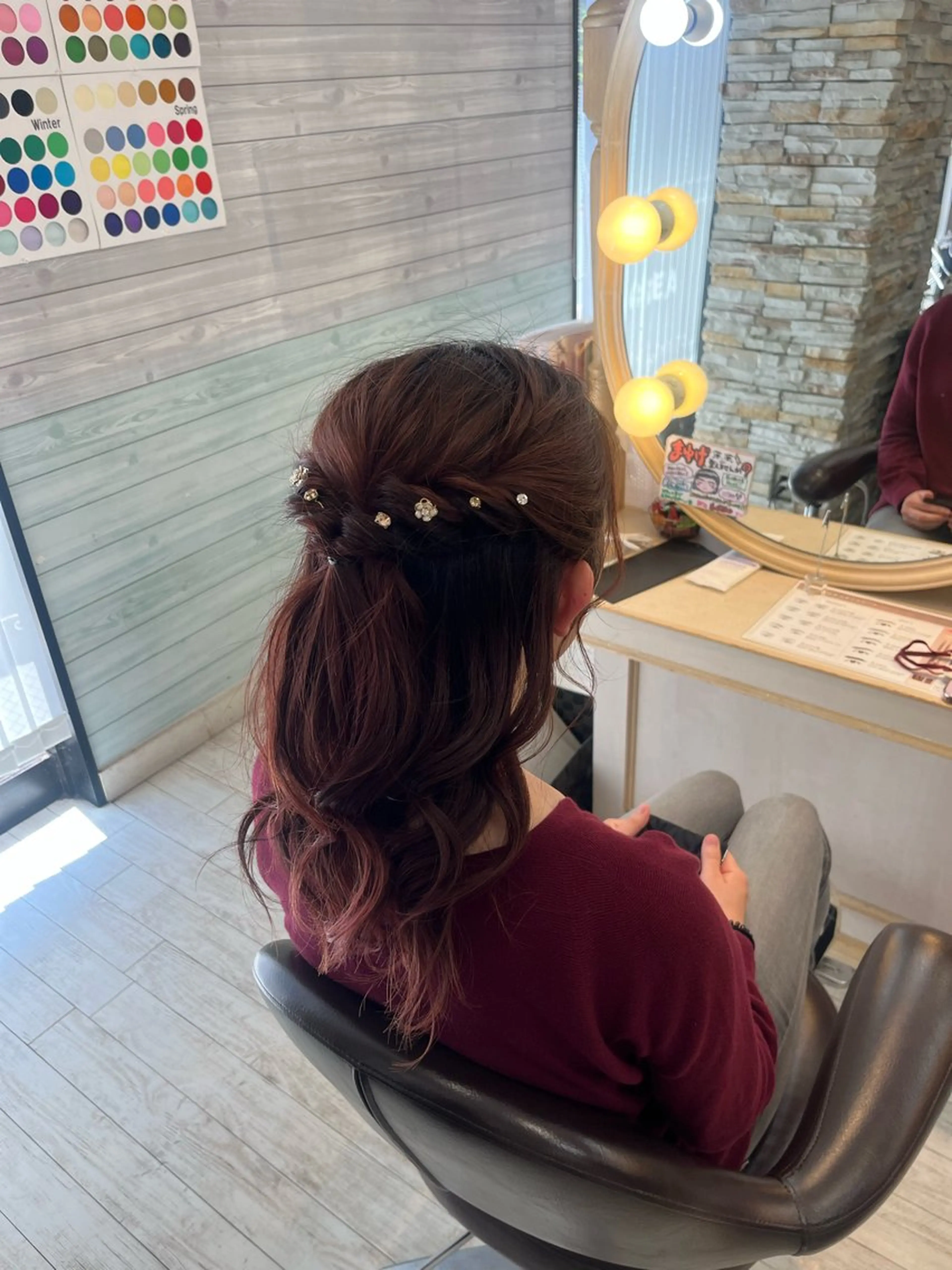 ロング ヘアセット KEEN.渋沢/ 横溝小夏のヘアスタイル