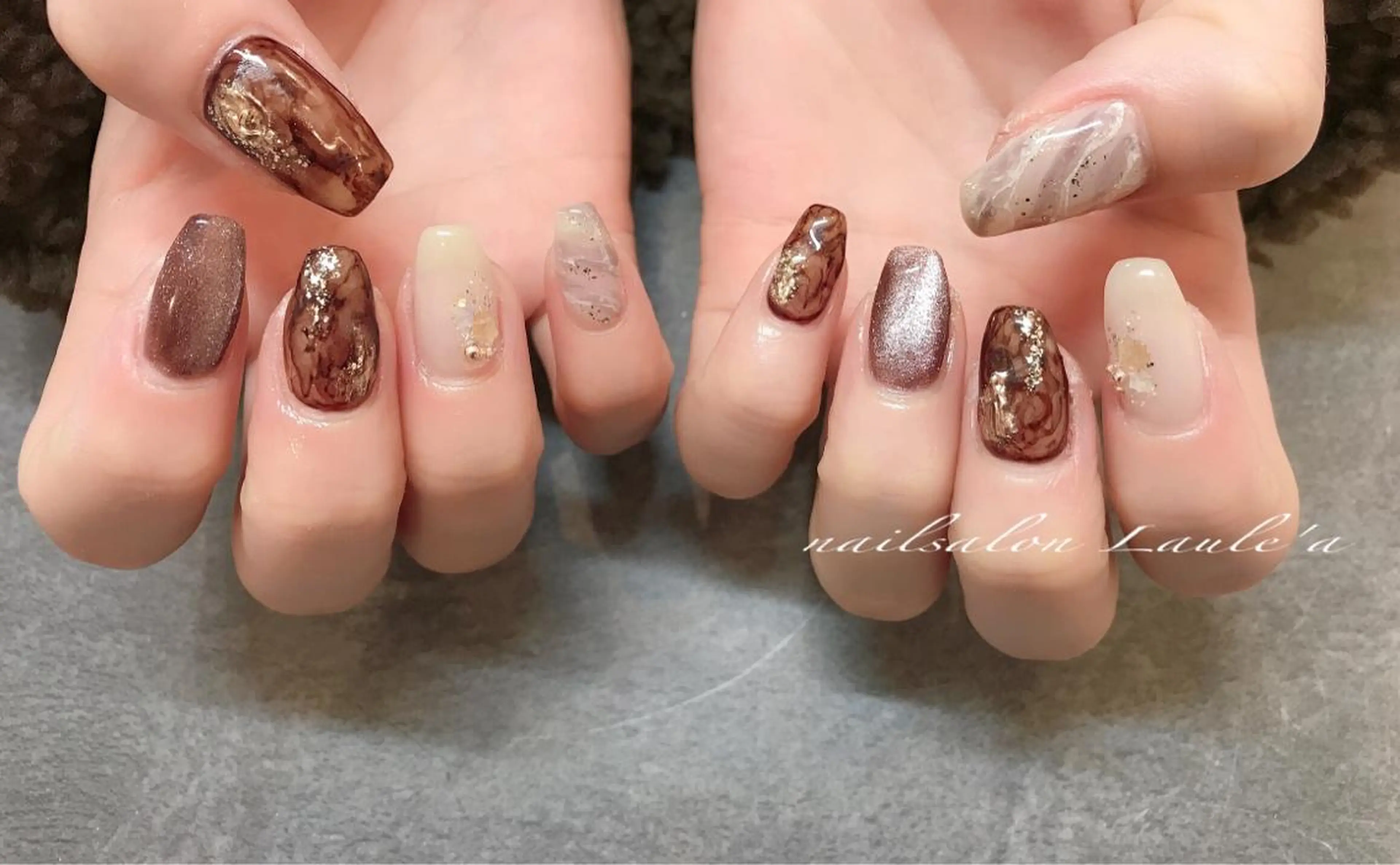ネイル ハンドネイル nailsalon Laule'aのネイルデザイン