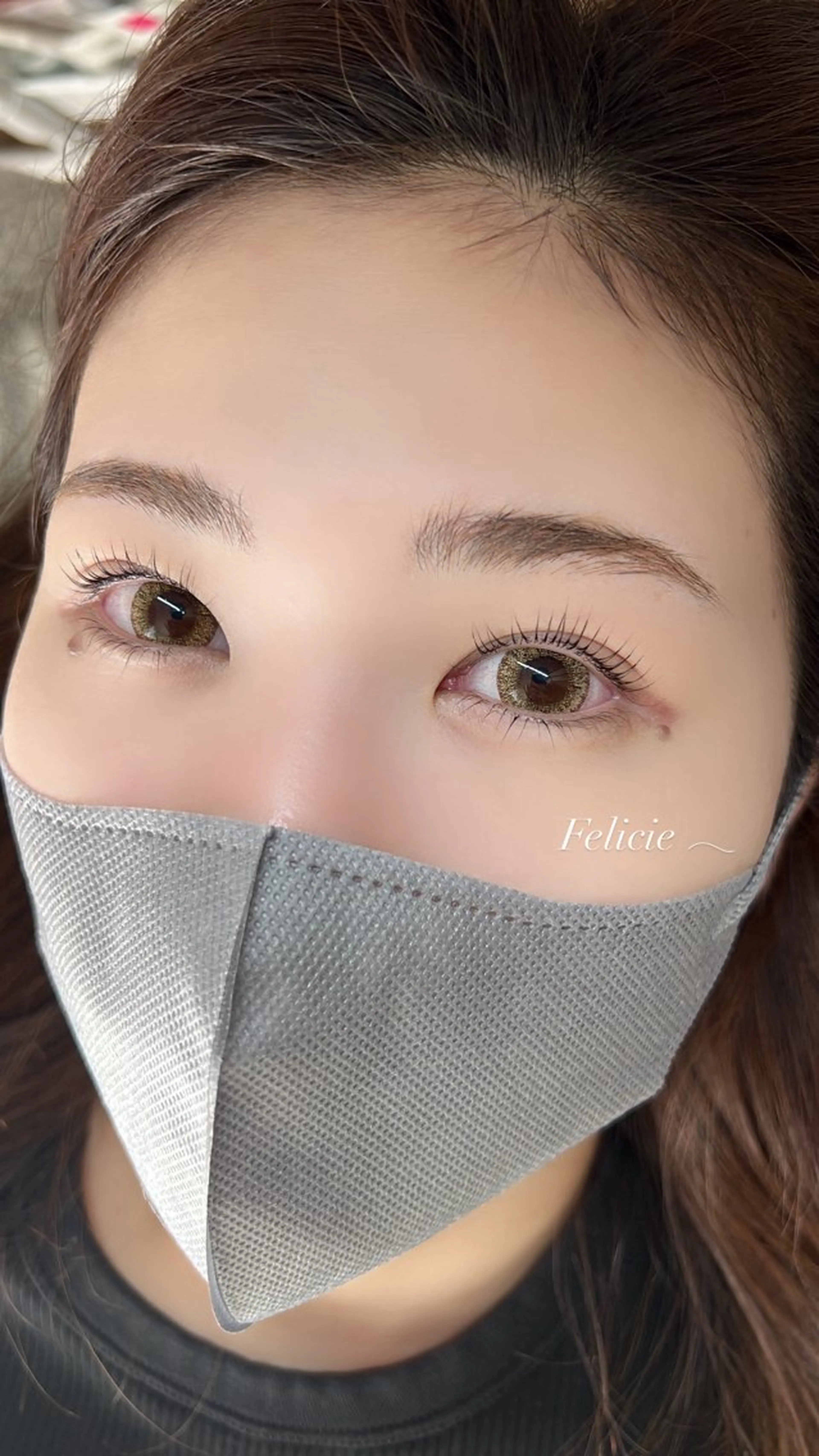 マツエク・マツパ パリジェンヌラッシュリフト マツパ Felicie＊ Sayakaのマツエク・マツパデザイン
