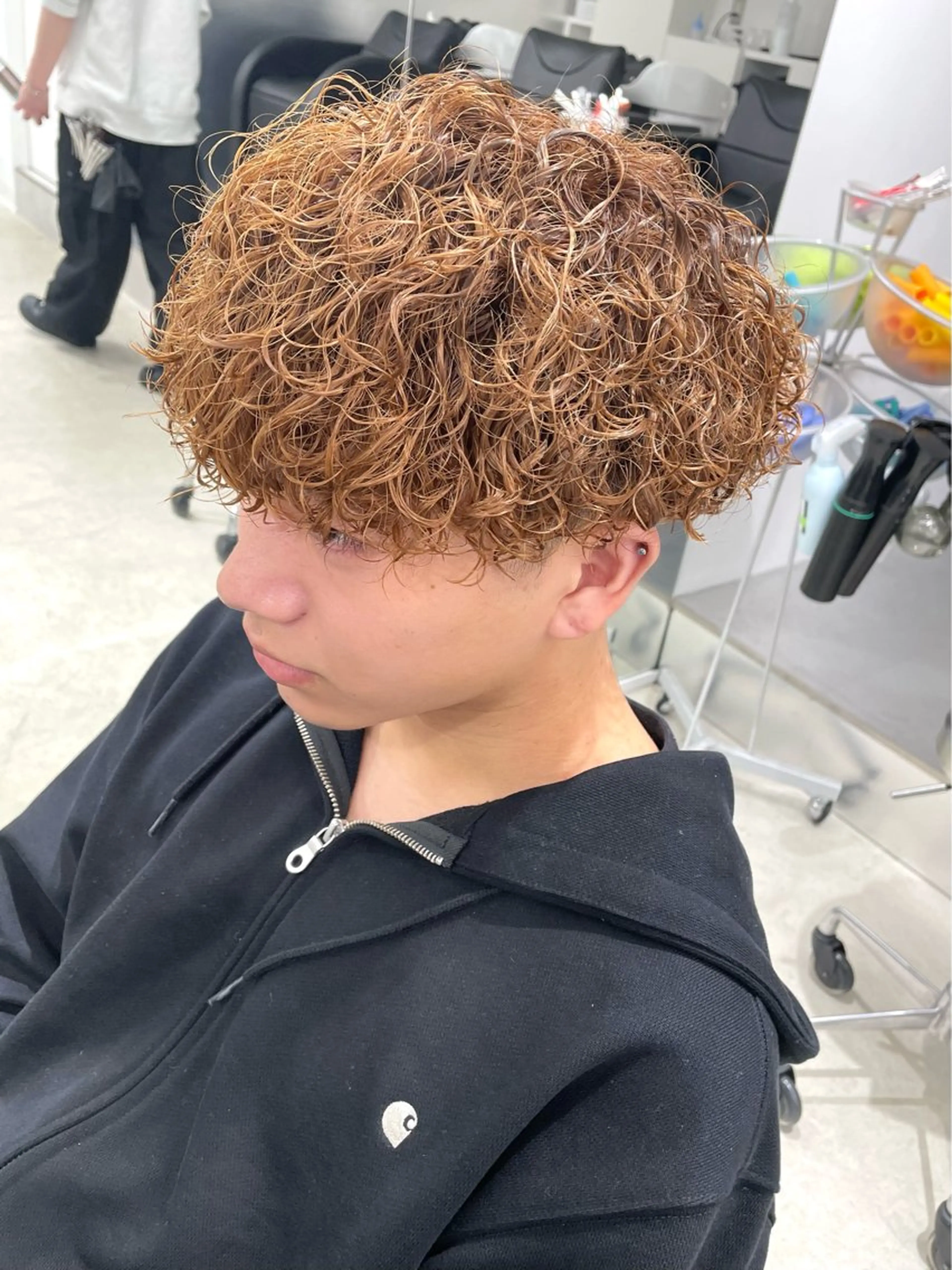 パーマ メンズ ヘアカラー パーマ fifth 名駅所属・深谷 侑亮のヘアスタイル