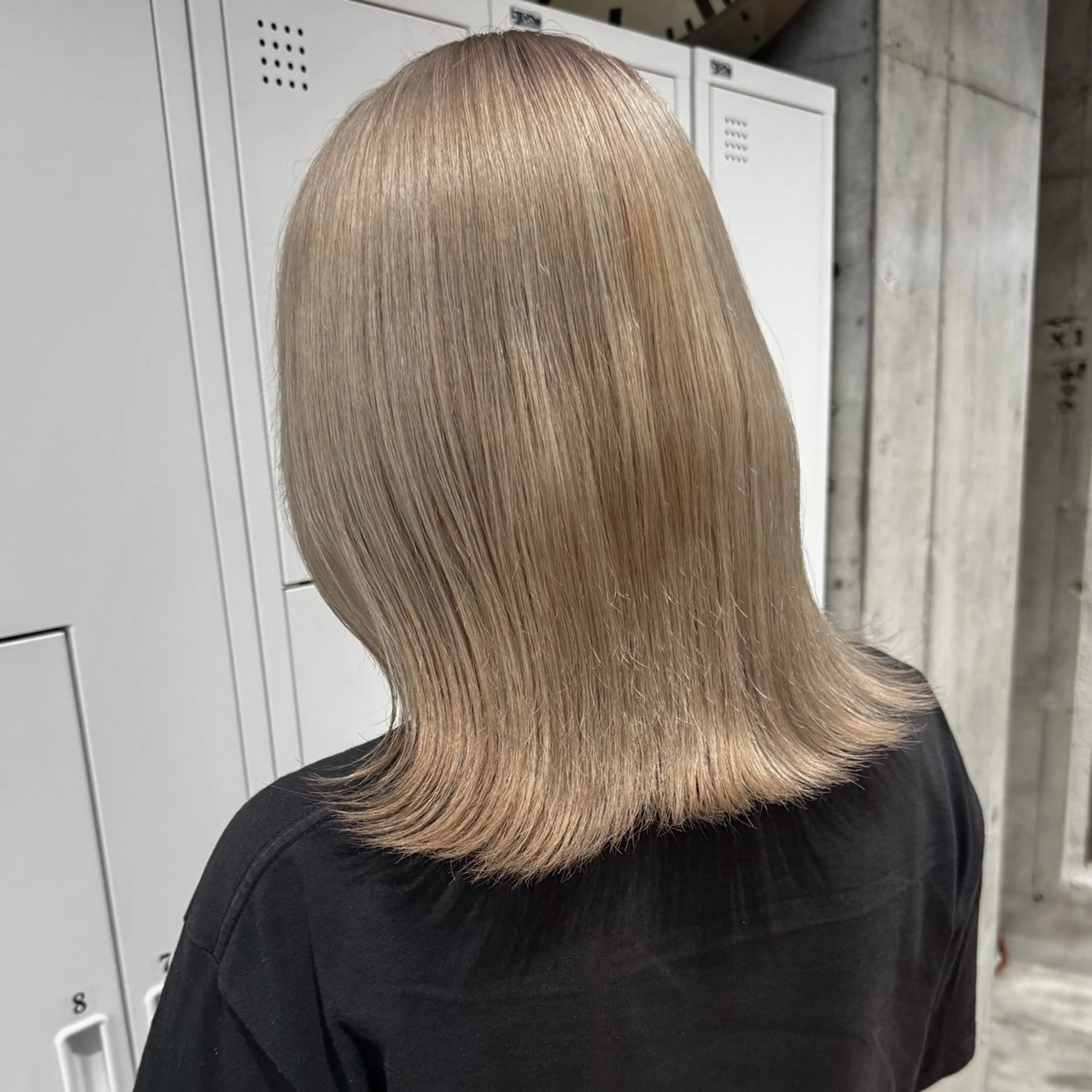 ミディアム カラー カット ヘアカラー 💗💗韓国レイヤー yu-ki💗💗のヘアスタイル