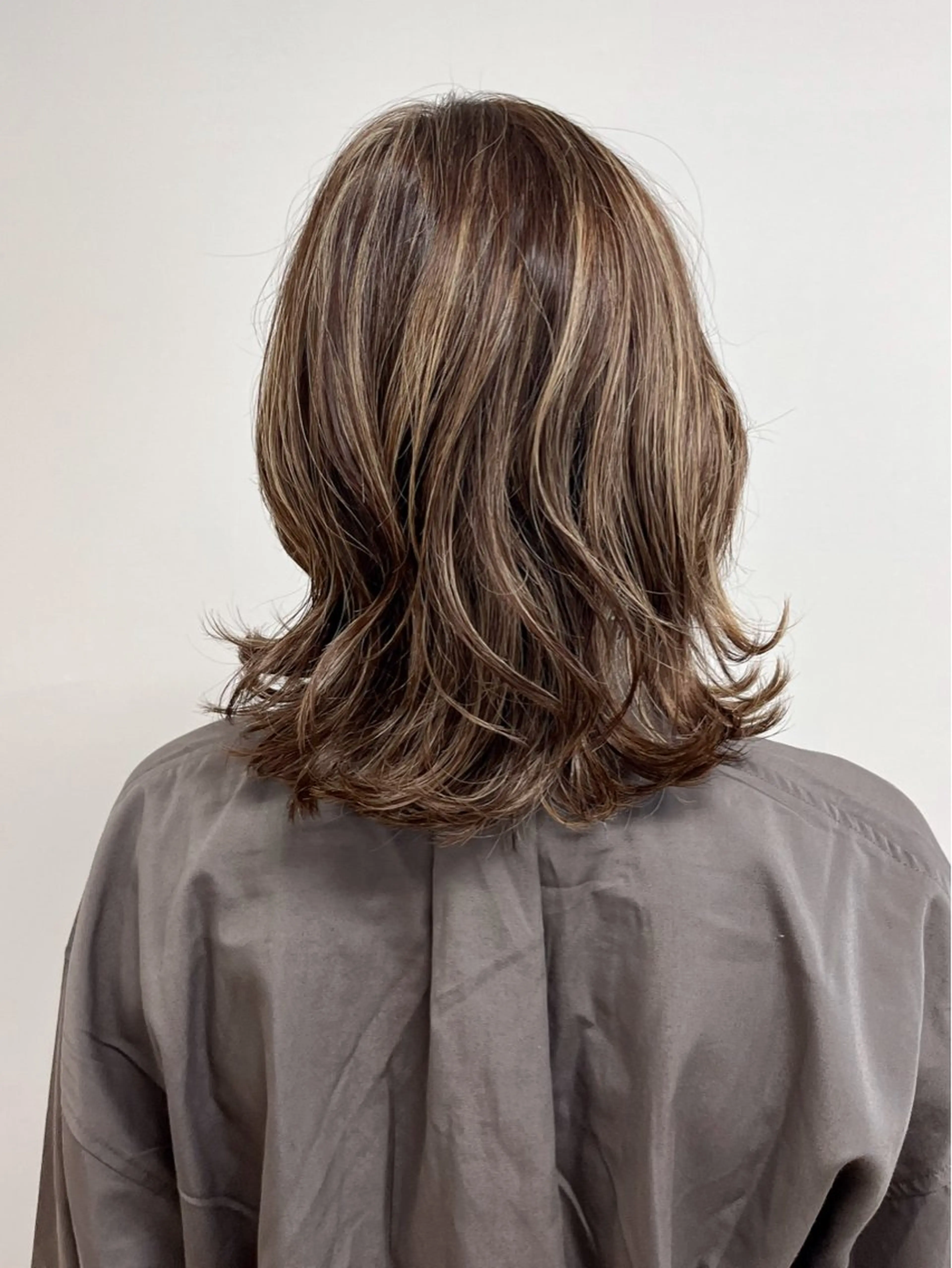 セミロング ヘアアレンジ カット ヘアカラー ◽️Daiki／ 髪質再生◽️のヘアスタイル