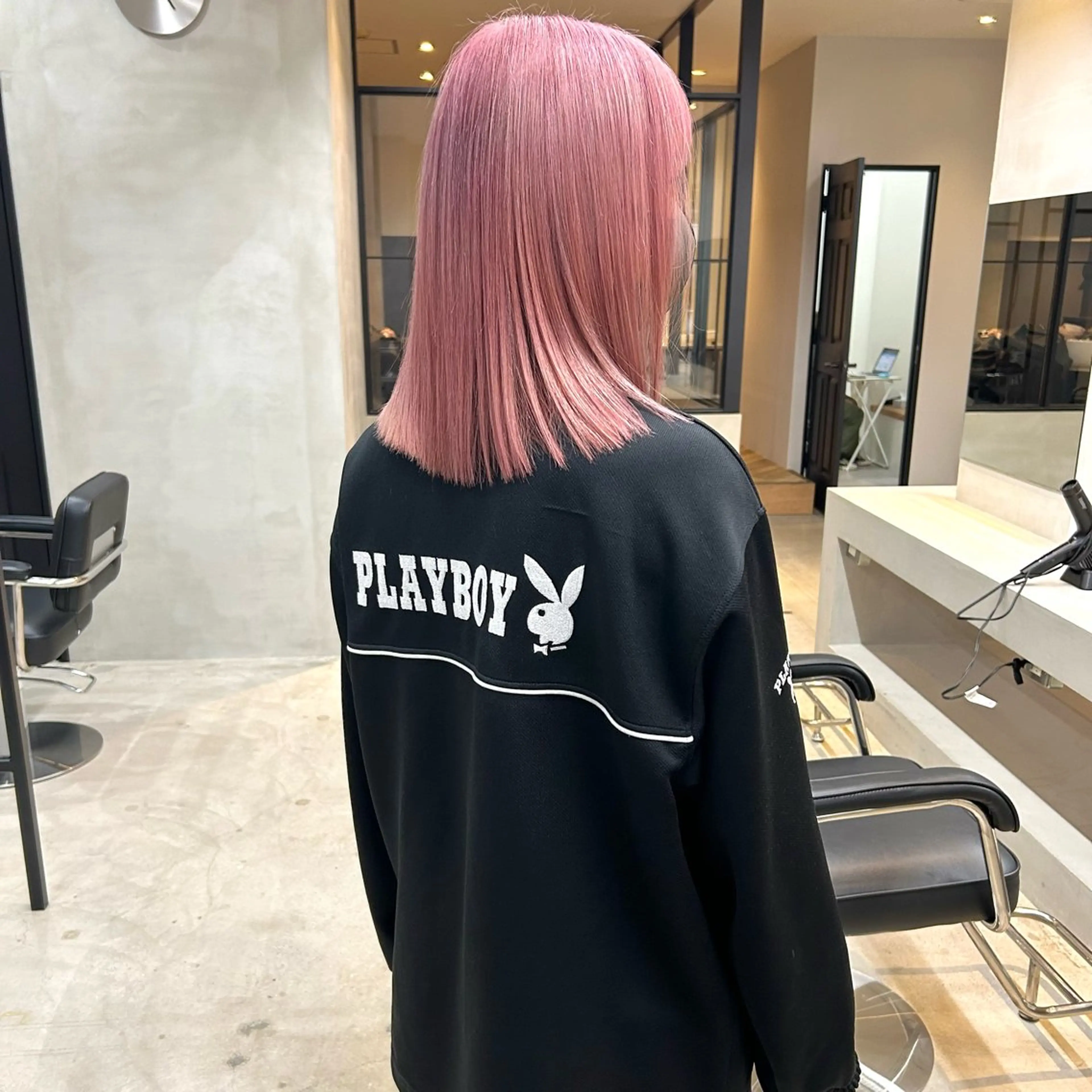ミディアム カラー ヘアカラー トリートメント mood tatemachiのヘアスタイル