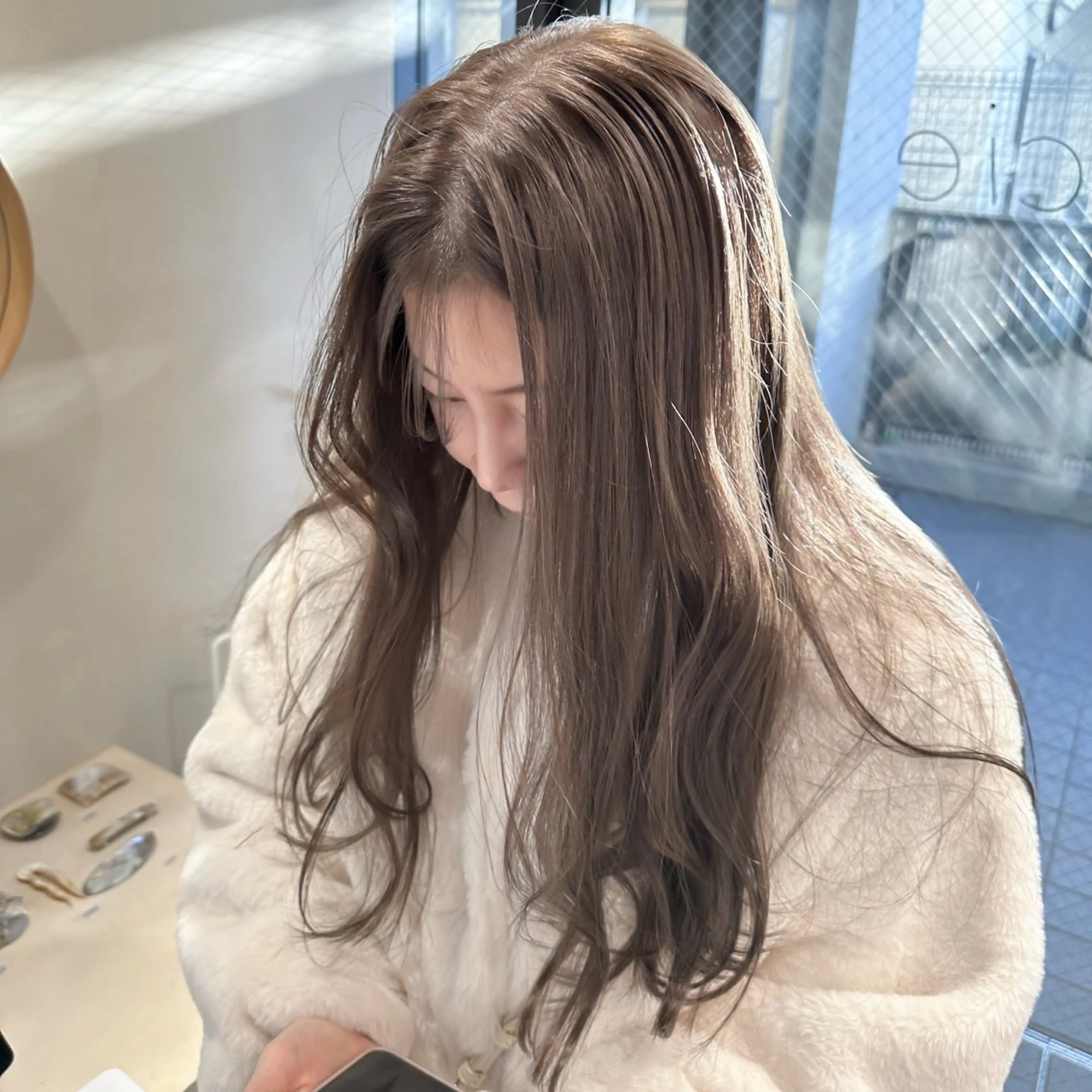 🌿透明感出したい人へ🌿似合わせカット+ブリーチなしダブルカラー+トリートメントの写真