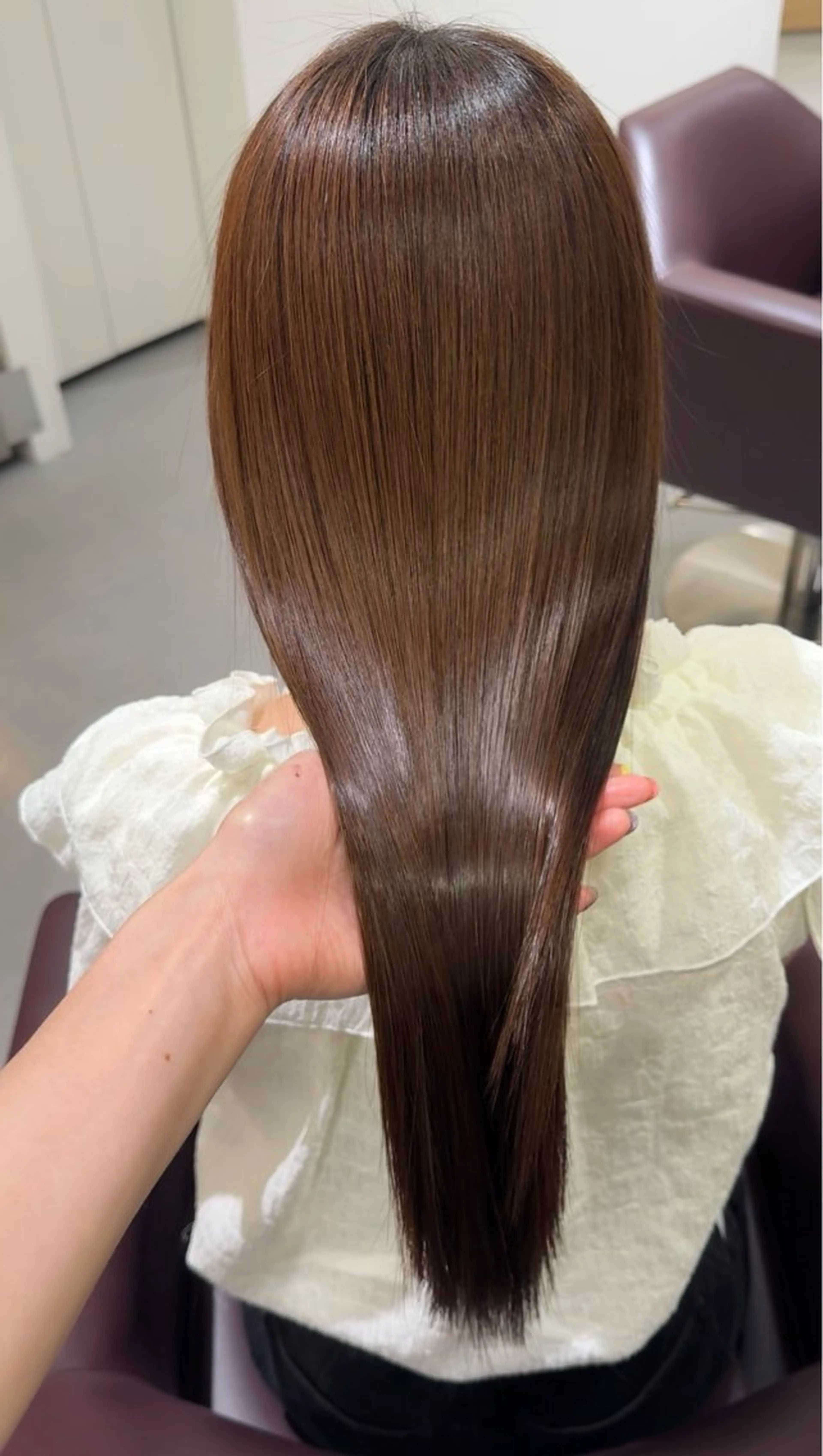 縮毛矯正の写真