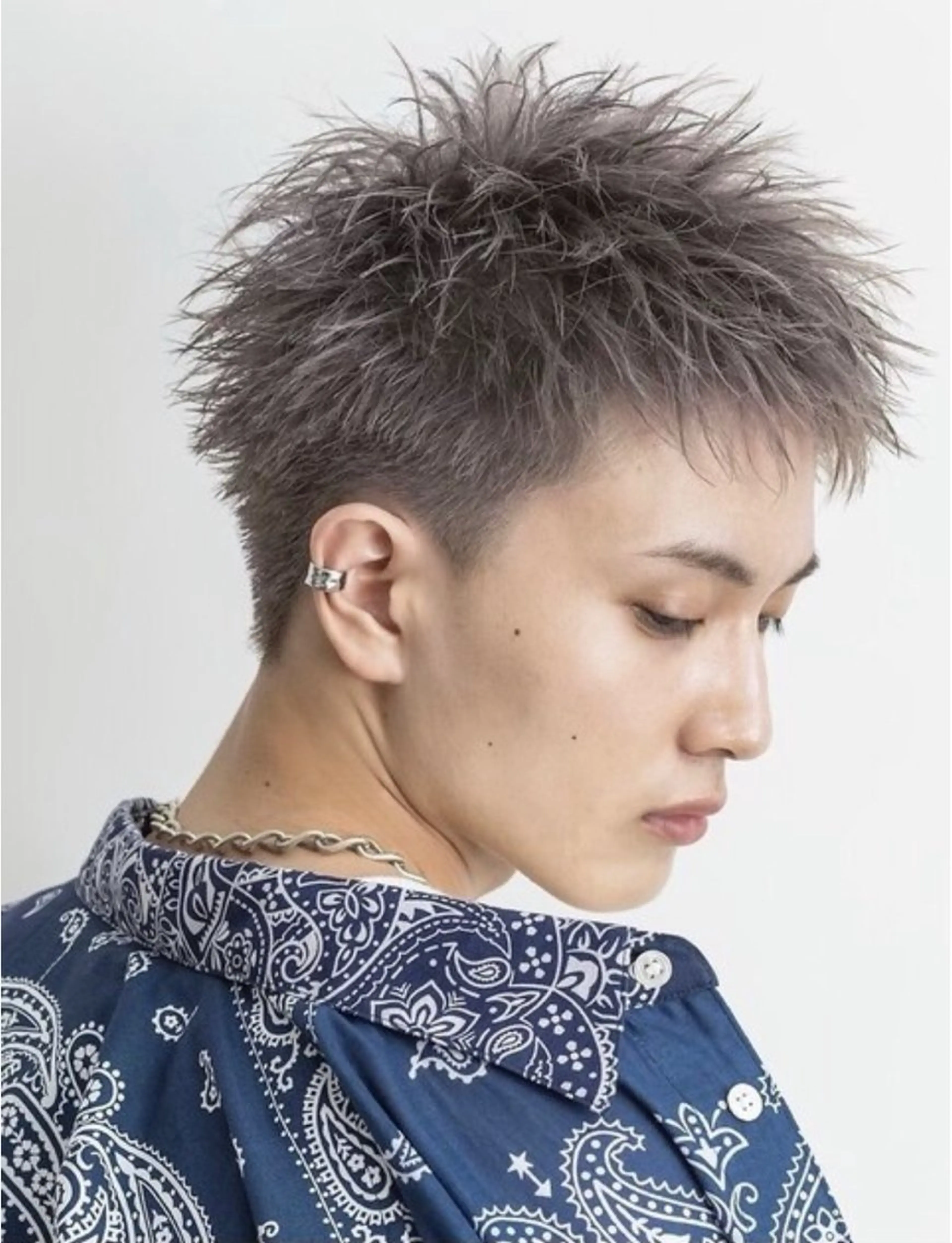 メンズ sand 大阪梅田所属・ショートパーマ🌀 ✂︎小寺仁紫のヘアスタイル