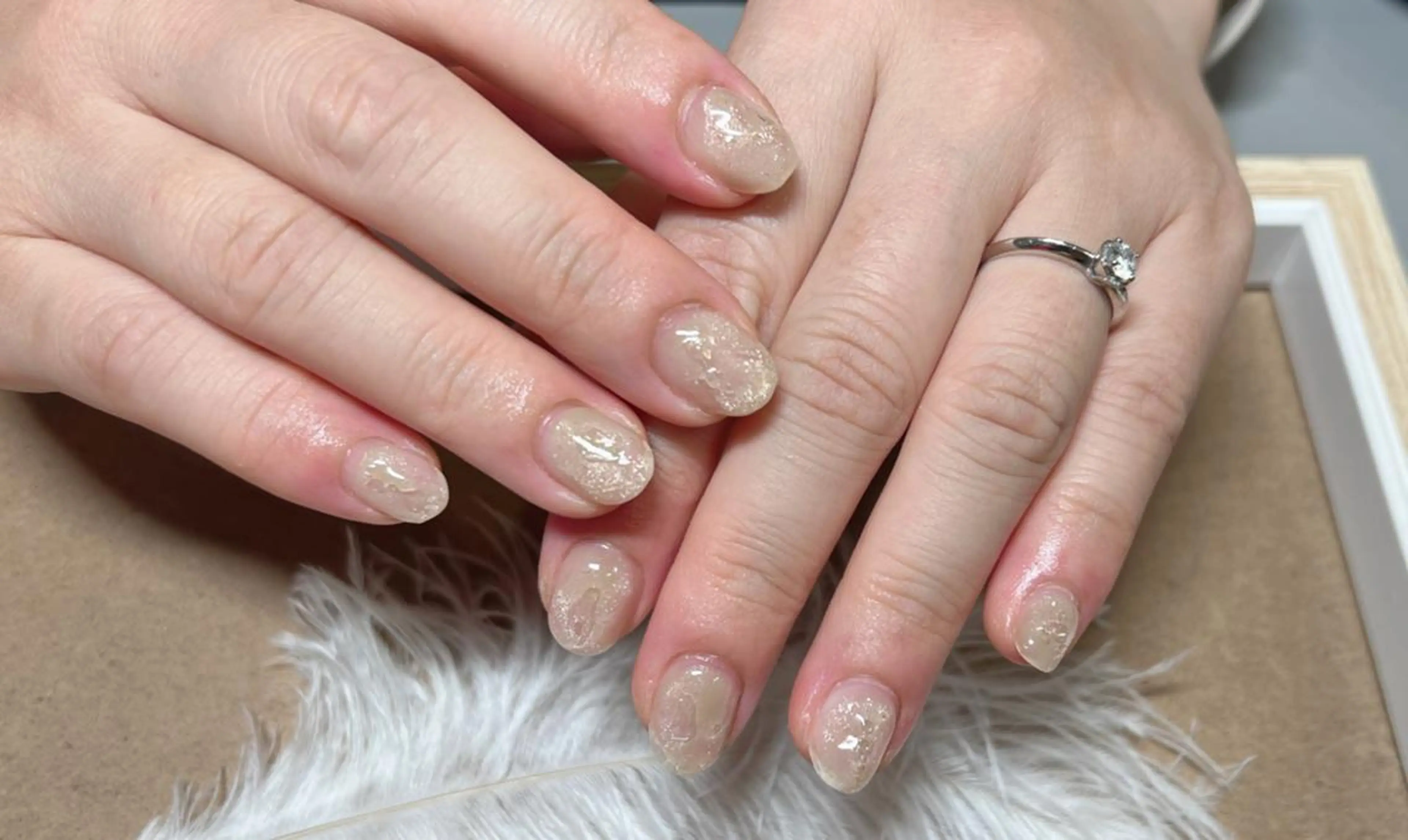 ネイル ブルー 夏ネイル AB マツエクネイルサロンのネイルデザイン