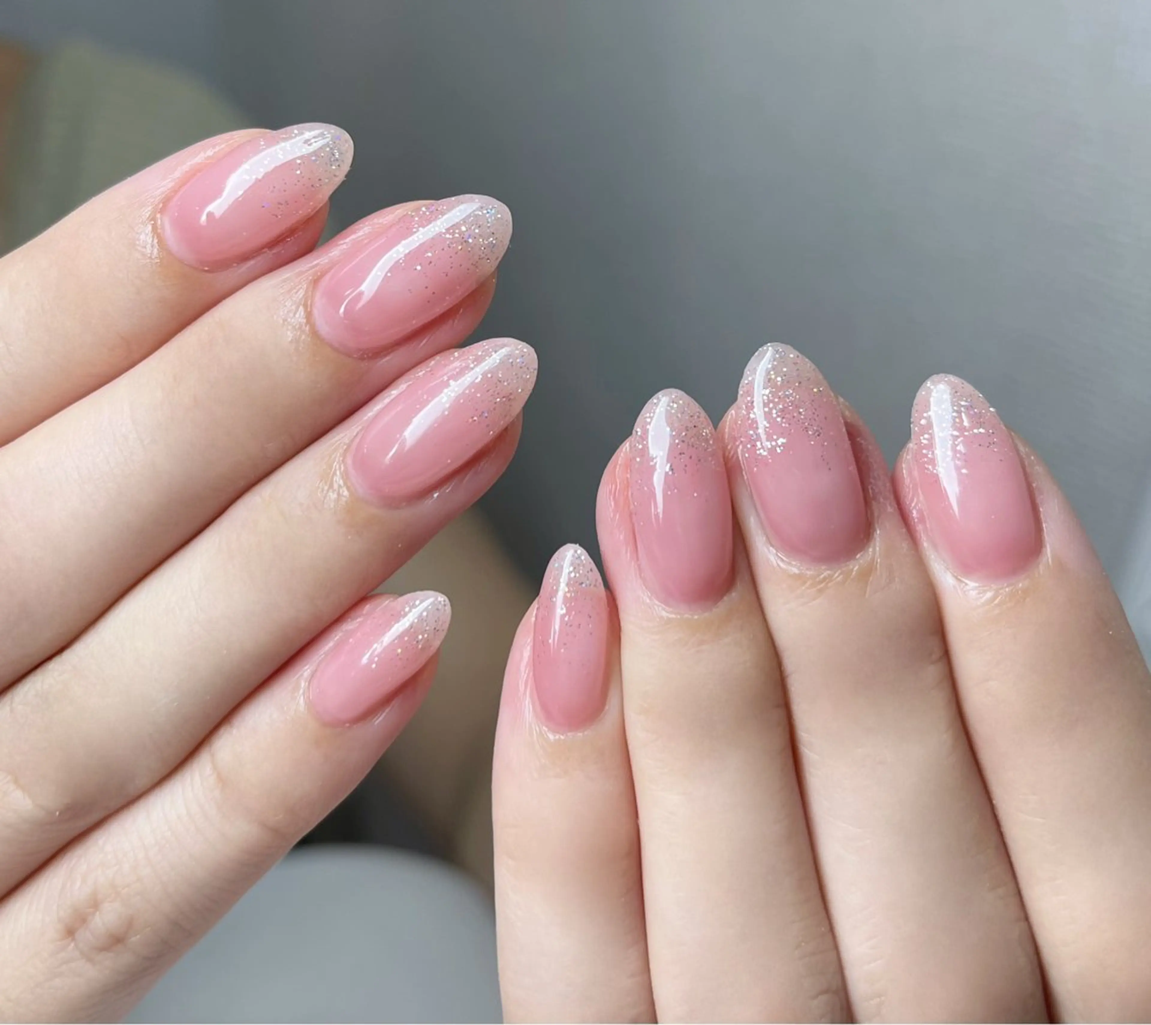 ネイル フットネイル フレンチネイル グラデーション キラキラネイル マグネットネイル Lina nail Lina nailのネイルデザイン