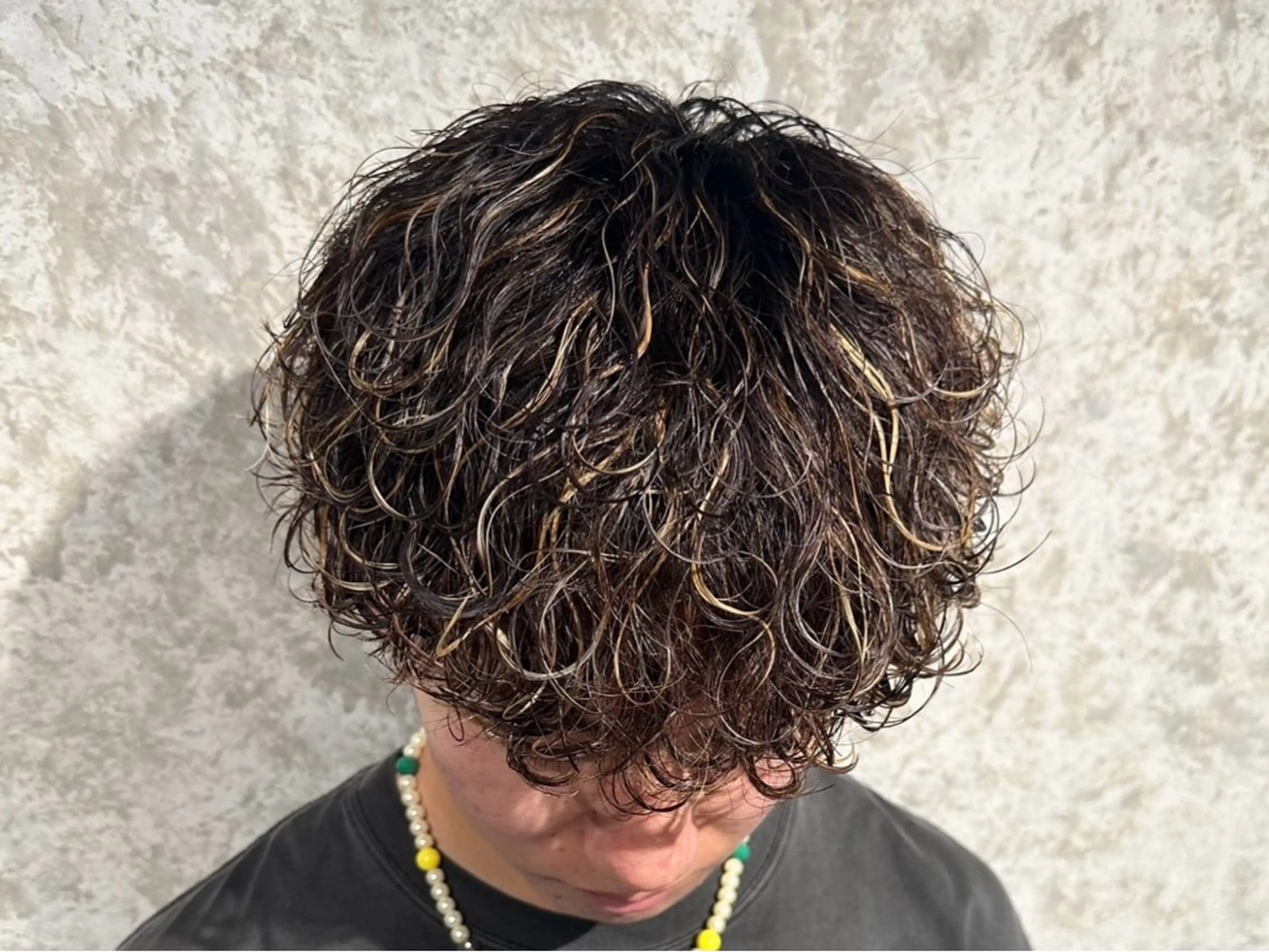 メンズカット＋パーマ＋メッシュの写真