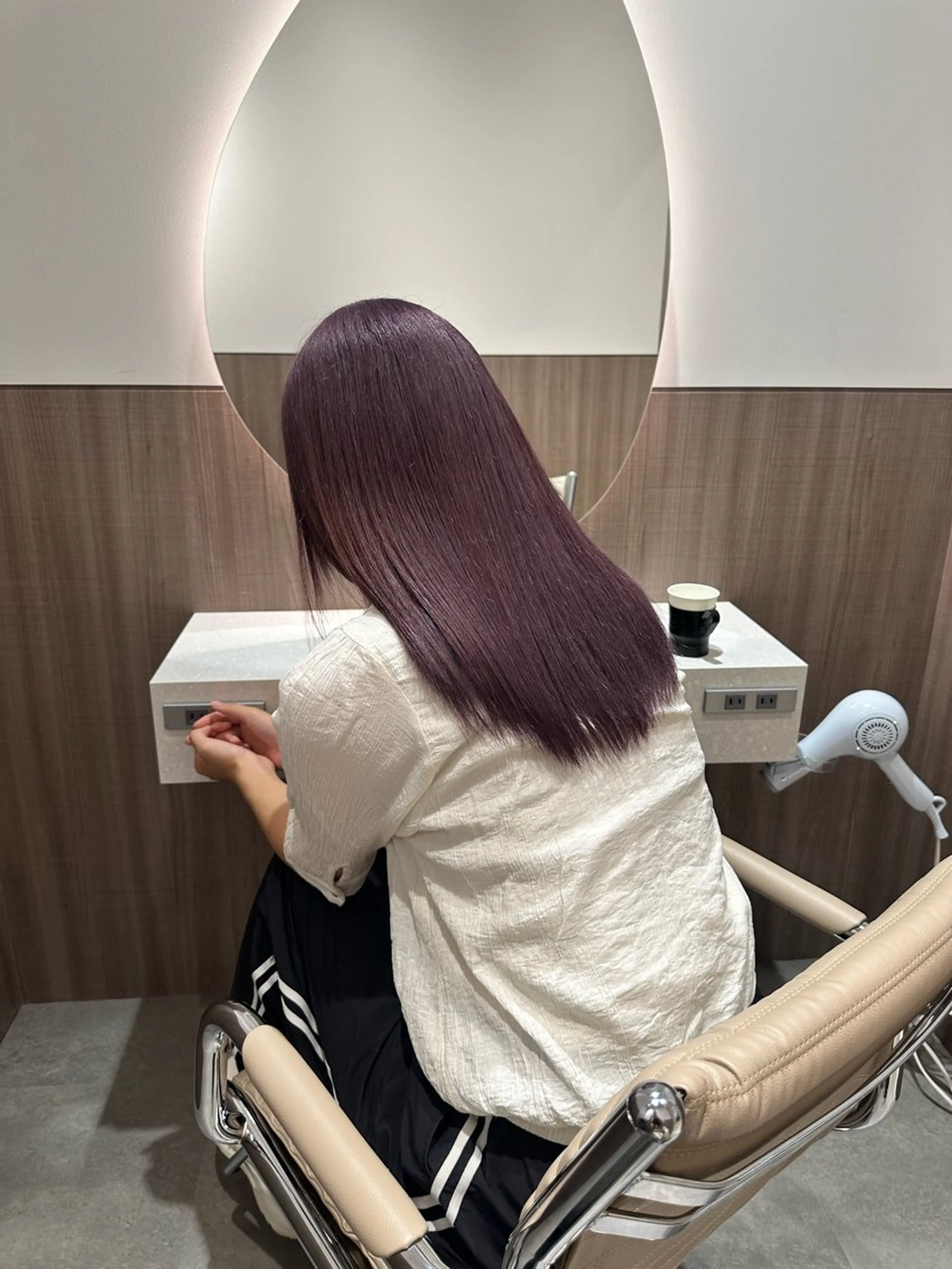 カラー マンツーマン/原宿/ 透明感カラー⭐️のヘアスタイル