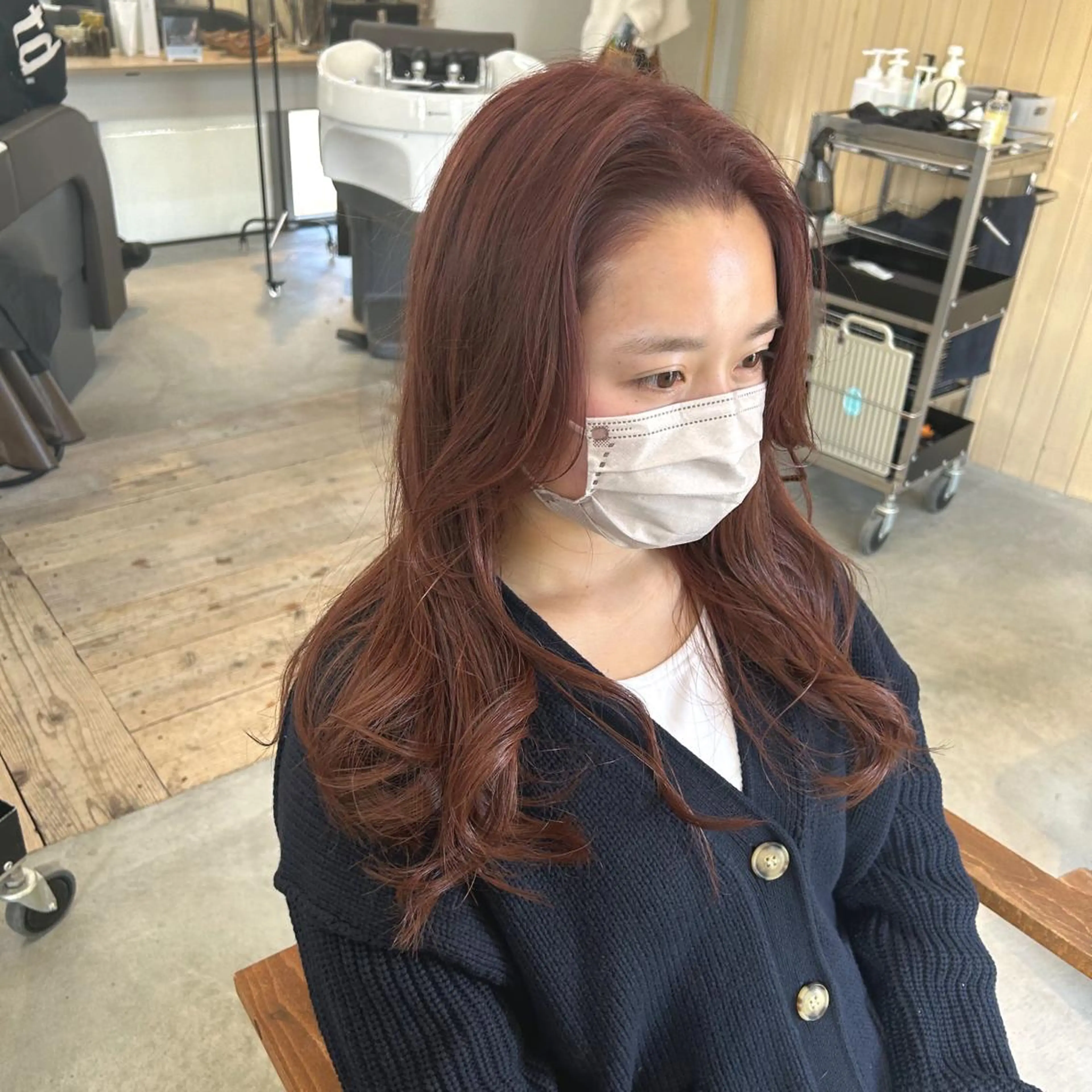 ロング ヘアカラー kachina所属・綿貫 美雪のヘアスタイル
