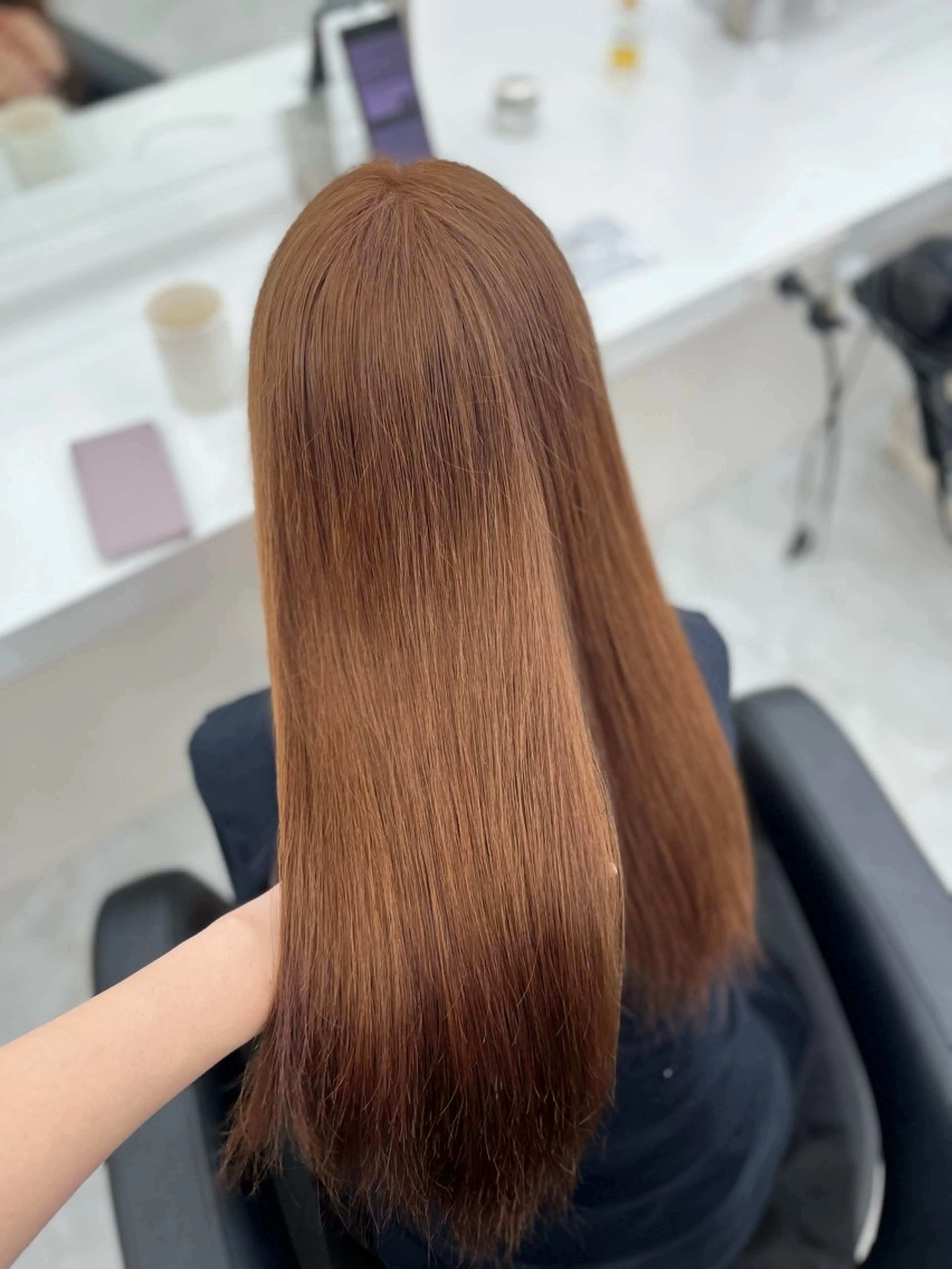 セミロング ♡ナチュラルガーリー ♡ベージュ♡RINAのヘアスタイル
