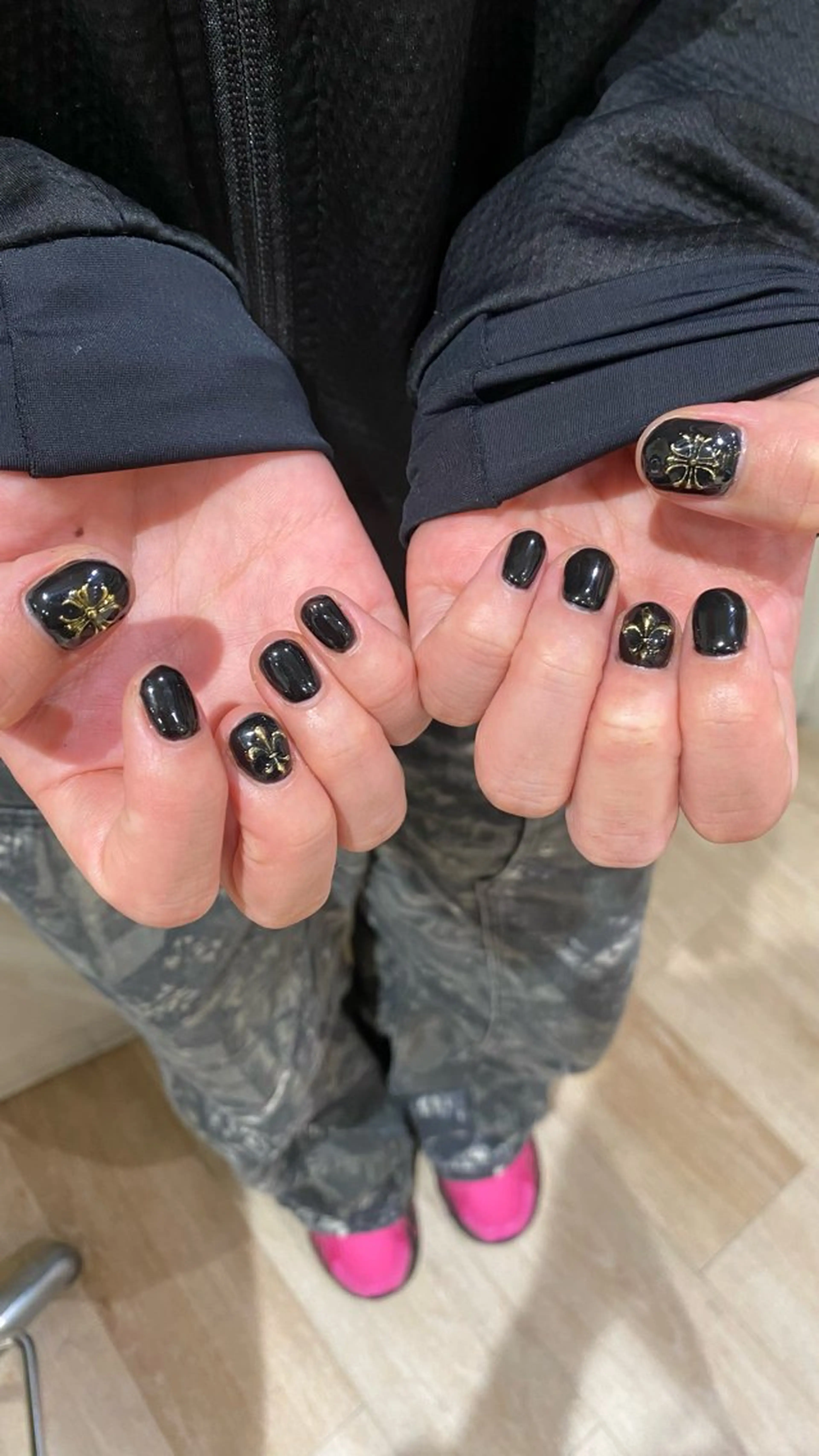 ネイル ハンドネイル 【nail /暖色 カラー】ナナコ🎀のネイルデザイン