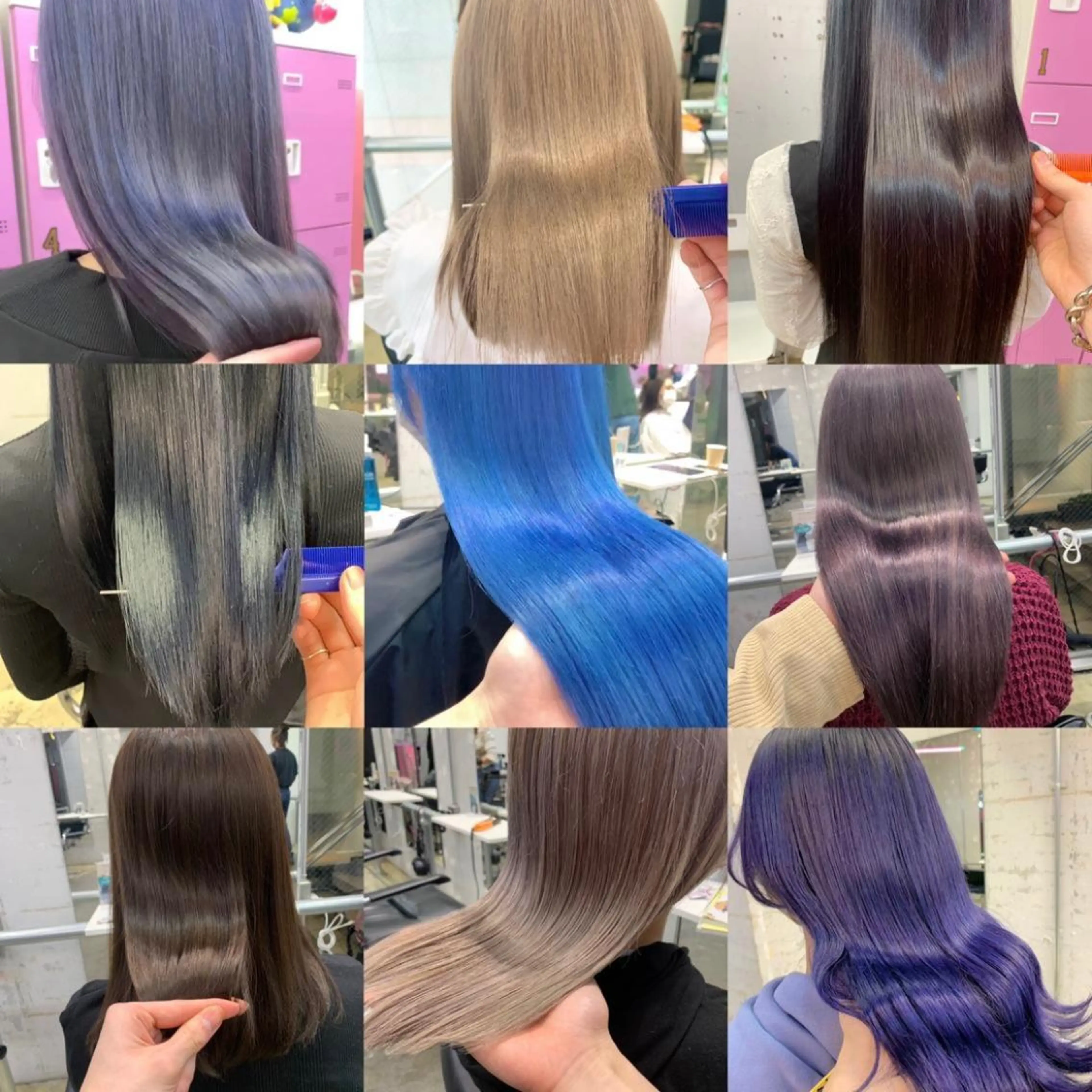 ロング カラー ヘアアレンジ 🧸ハイトーン🧸 ゆっきー🧸のヘアスタイル
