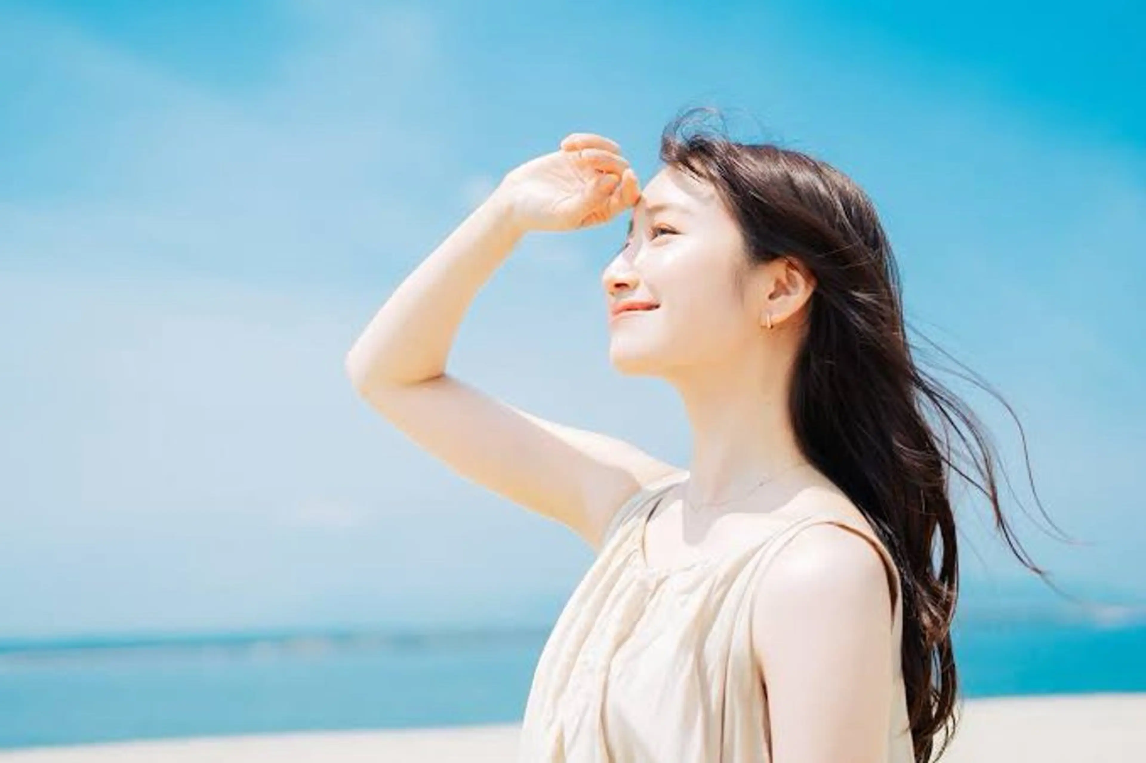 夏のダメージ肌をレスキューケアの写真