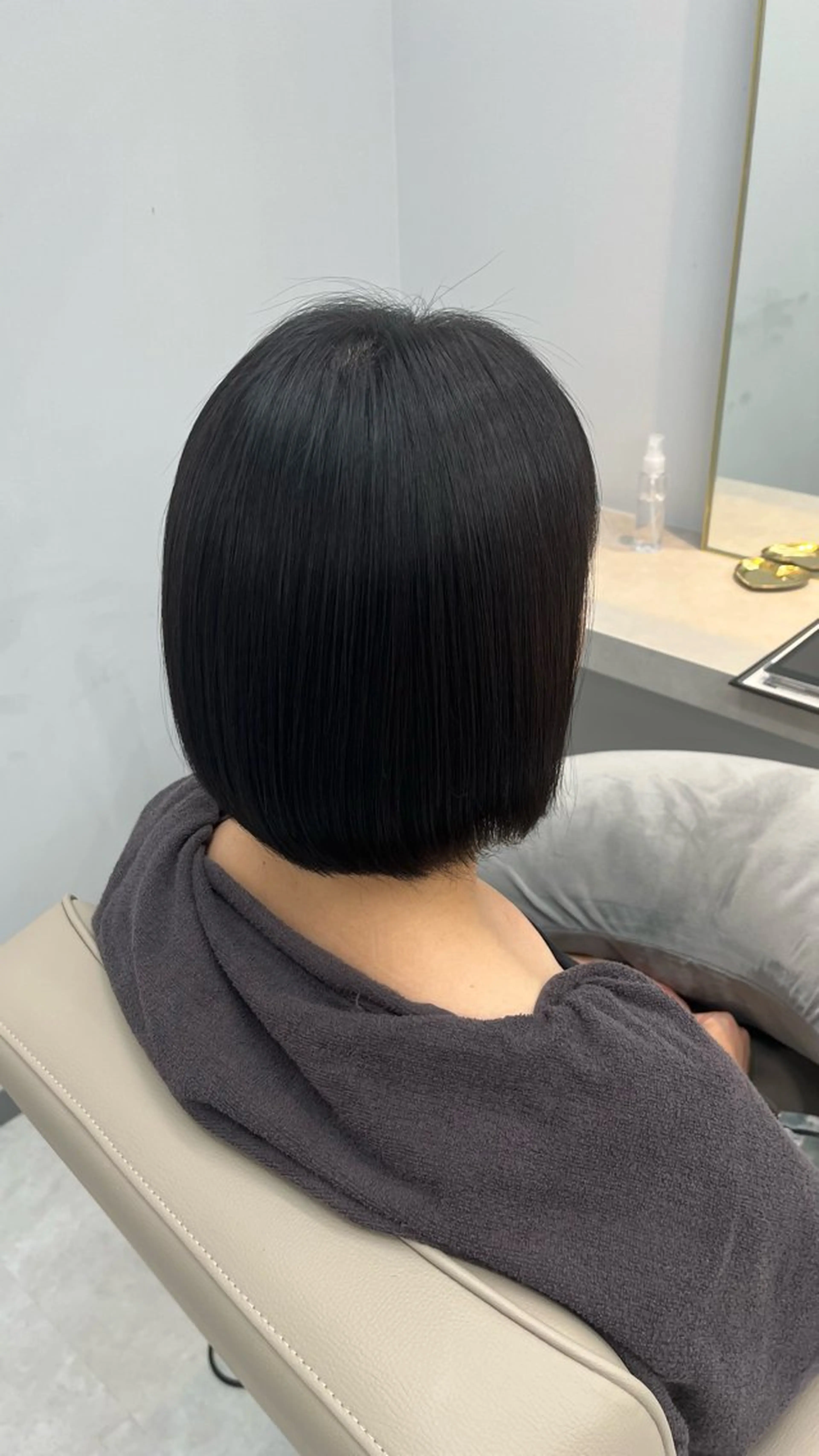 ショート ボブ 💋艶髪縮毛/ カラー💋まいのヘアスタイル