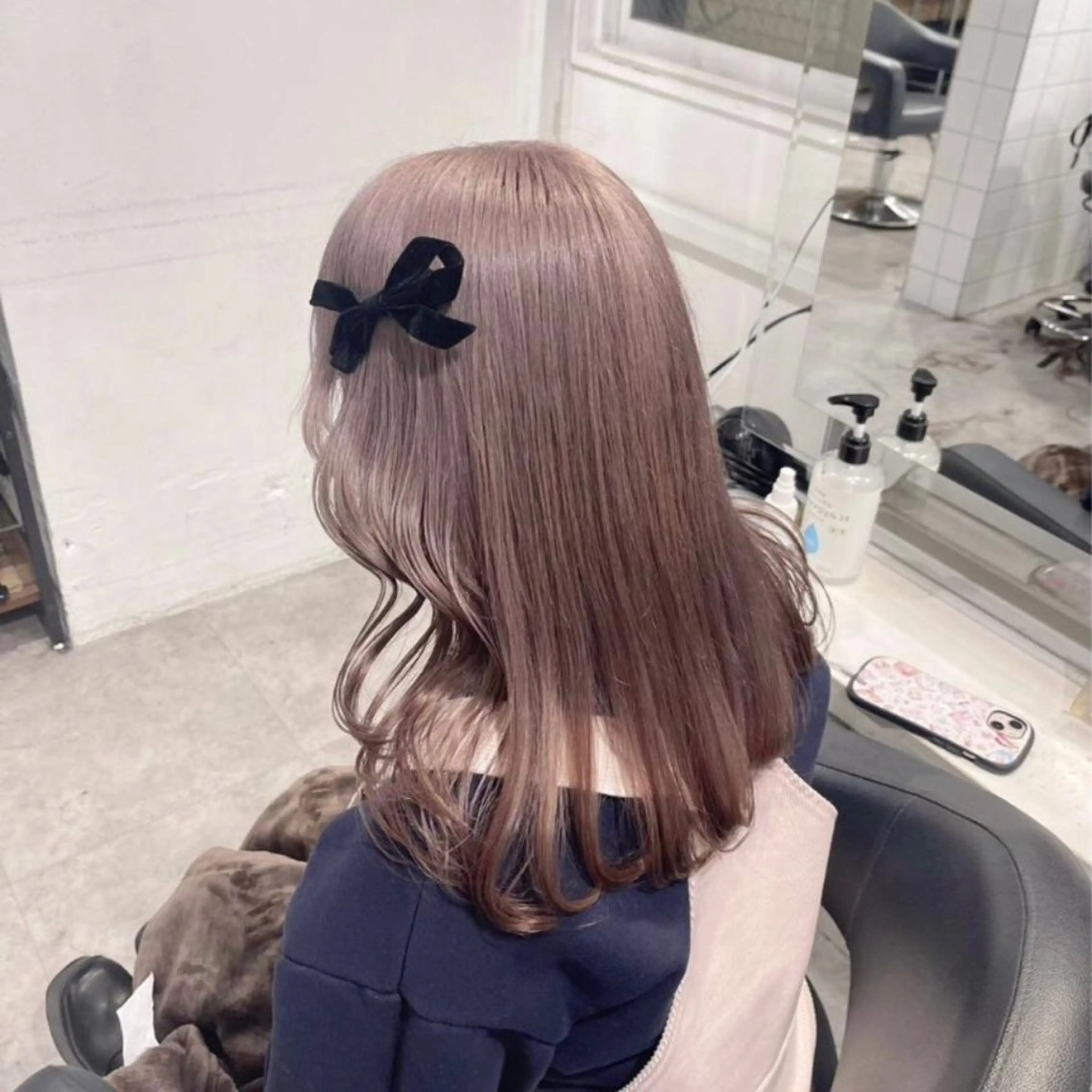カラー 韓国ガーリー🤍暖 色カラー🤍misaのヘアスタイル