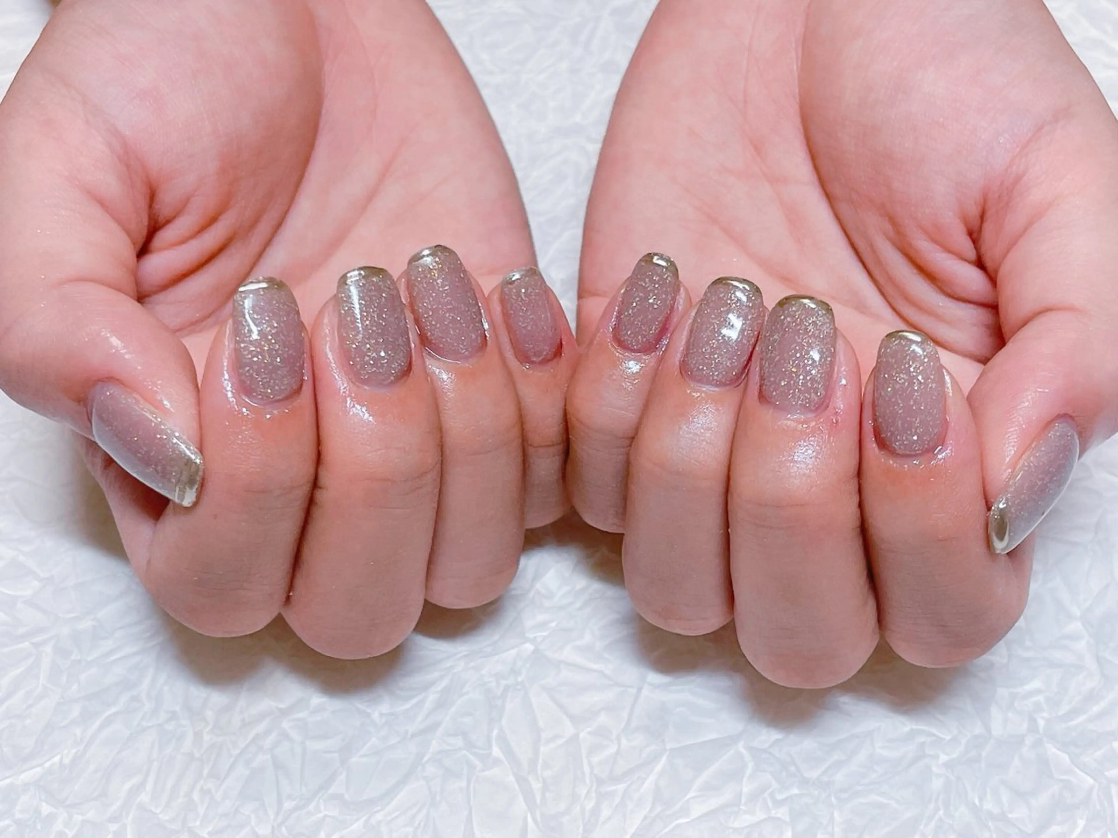 ネイル アートネイル オーロラネイル チークネイル フラッシュネイル フットネイル ハンドネイル ゆ か_Nails💫のネイルデザイン