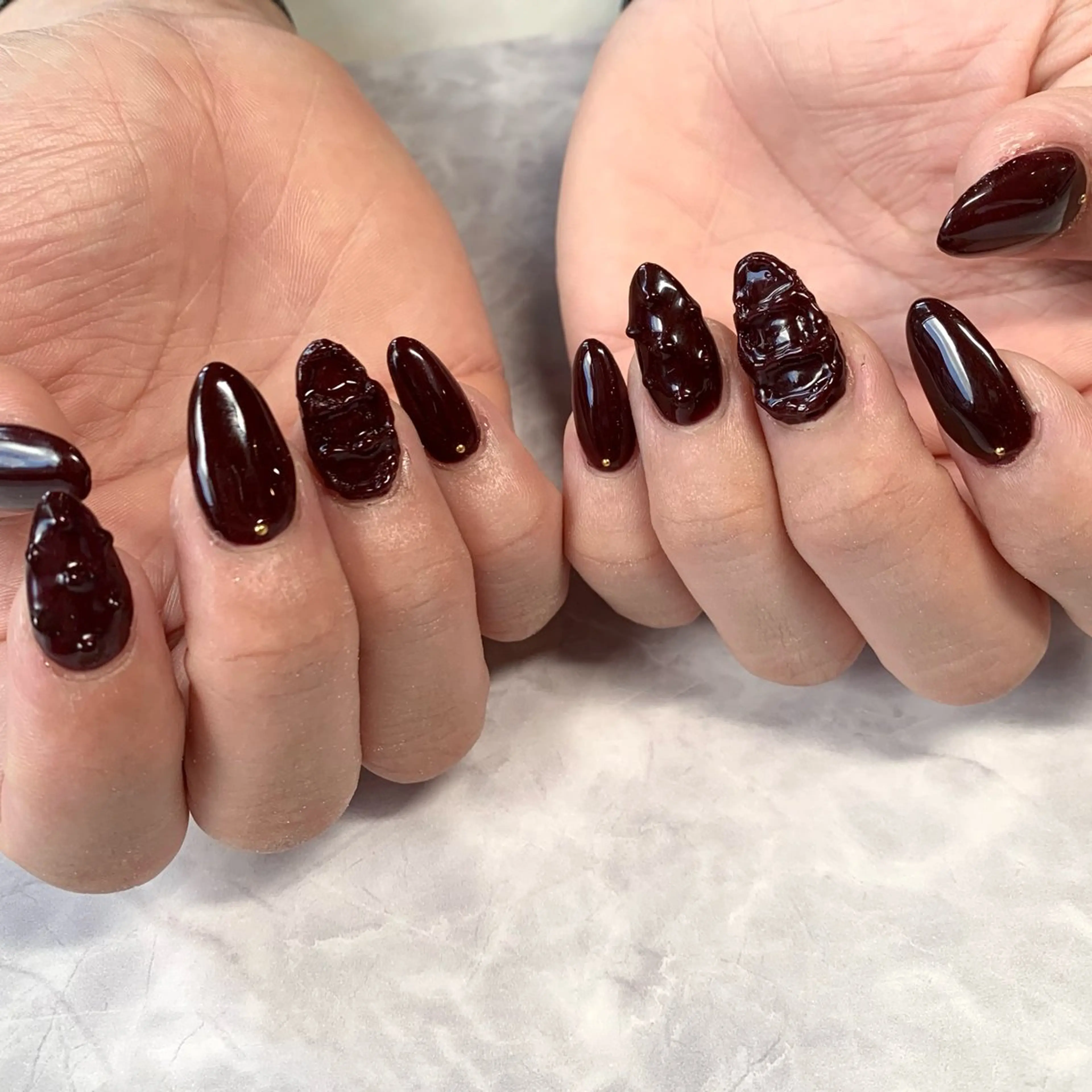 ネイル ぷっくりネイル ハンドネイル Nail Salon Lillion【リリオン】所属・lillion karenのネイルデザイン