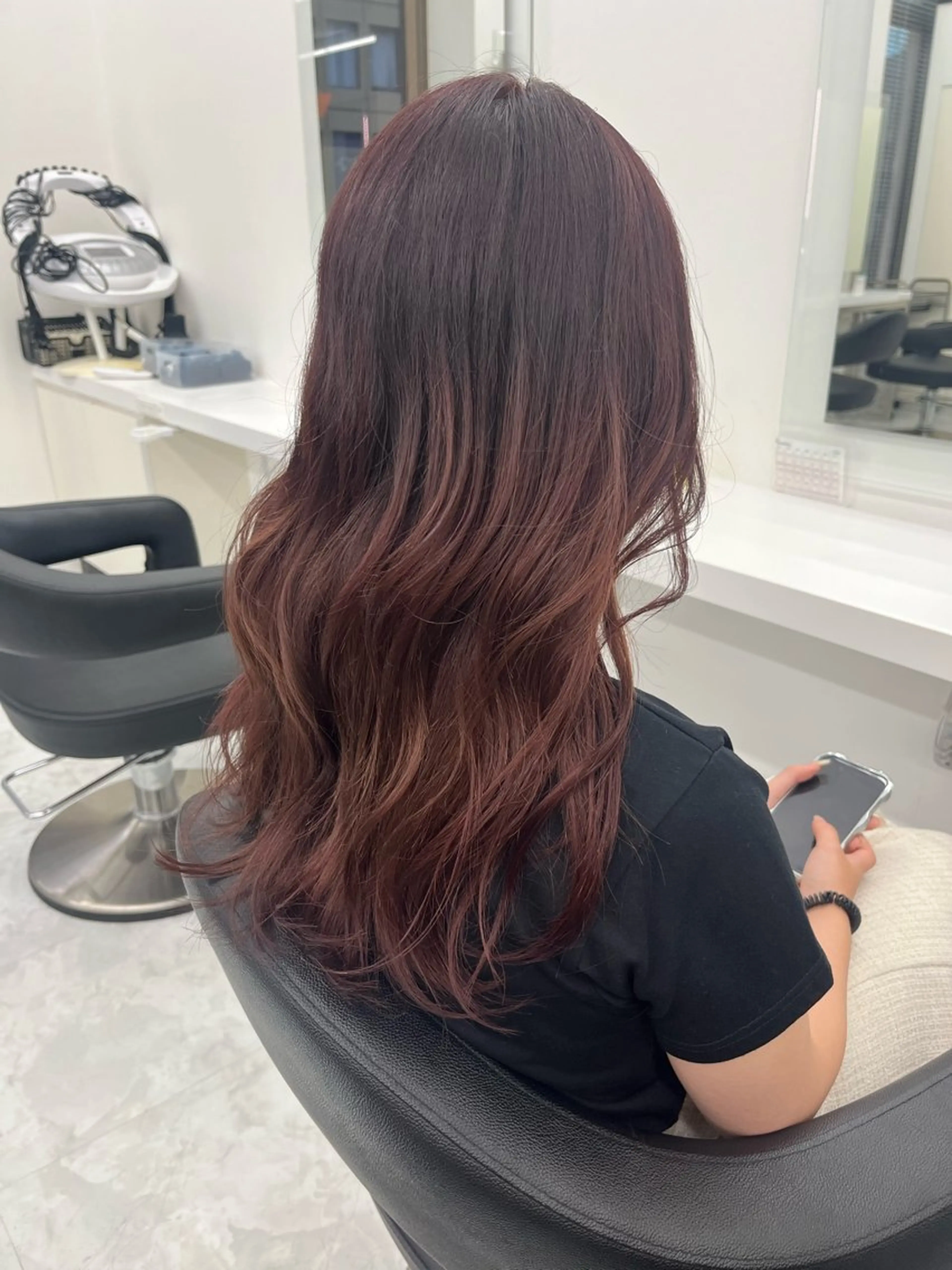 ロング カラー ベージュカラー ピンクカラー ピンクベージュ ヘアカラー トリートメント 💖トレンド秋冬 カラー💖FUTAのヘアスタイル