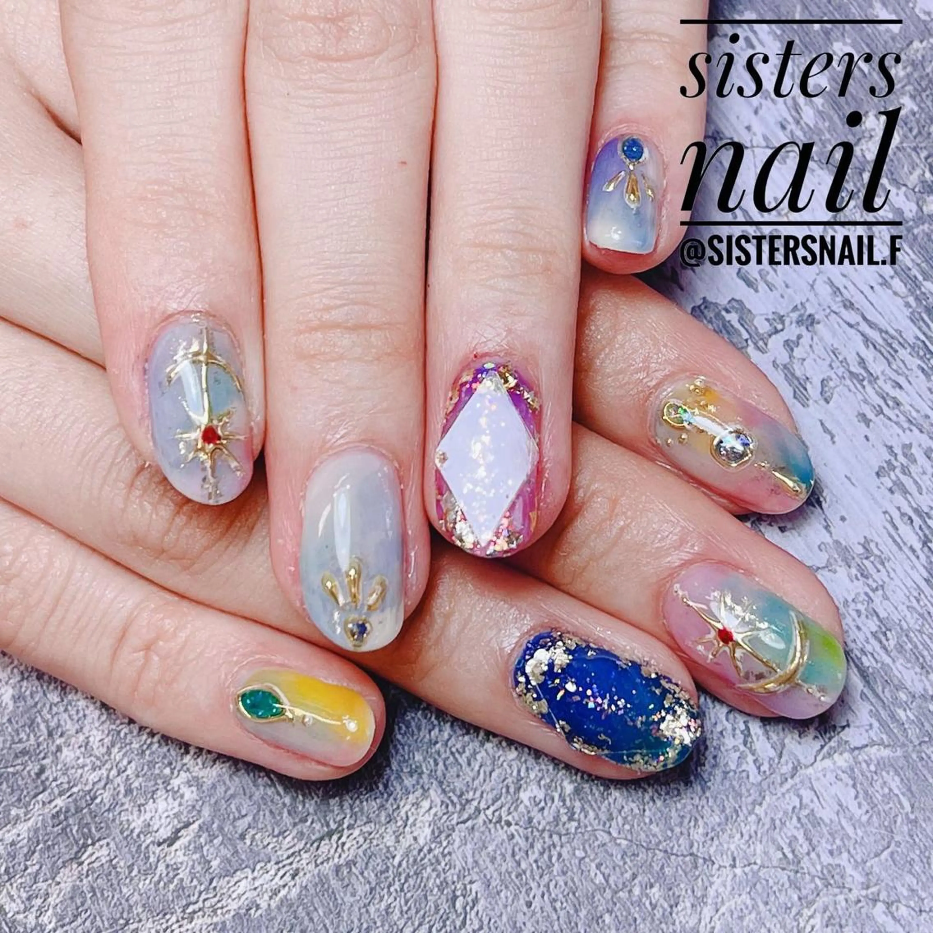 ネイル アートネイル sisters nail.fのネイルデザイン