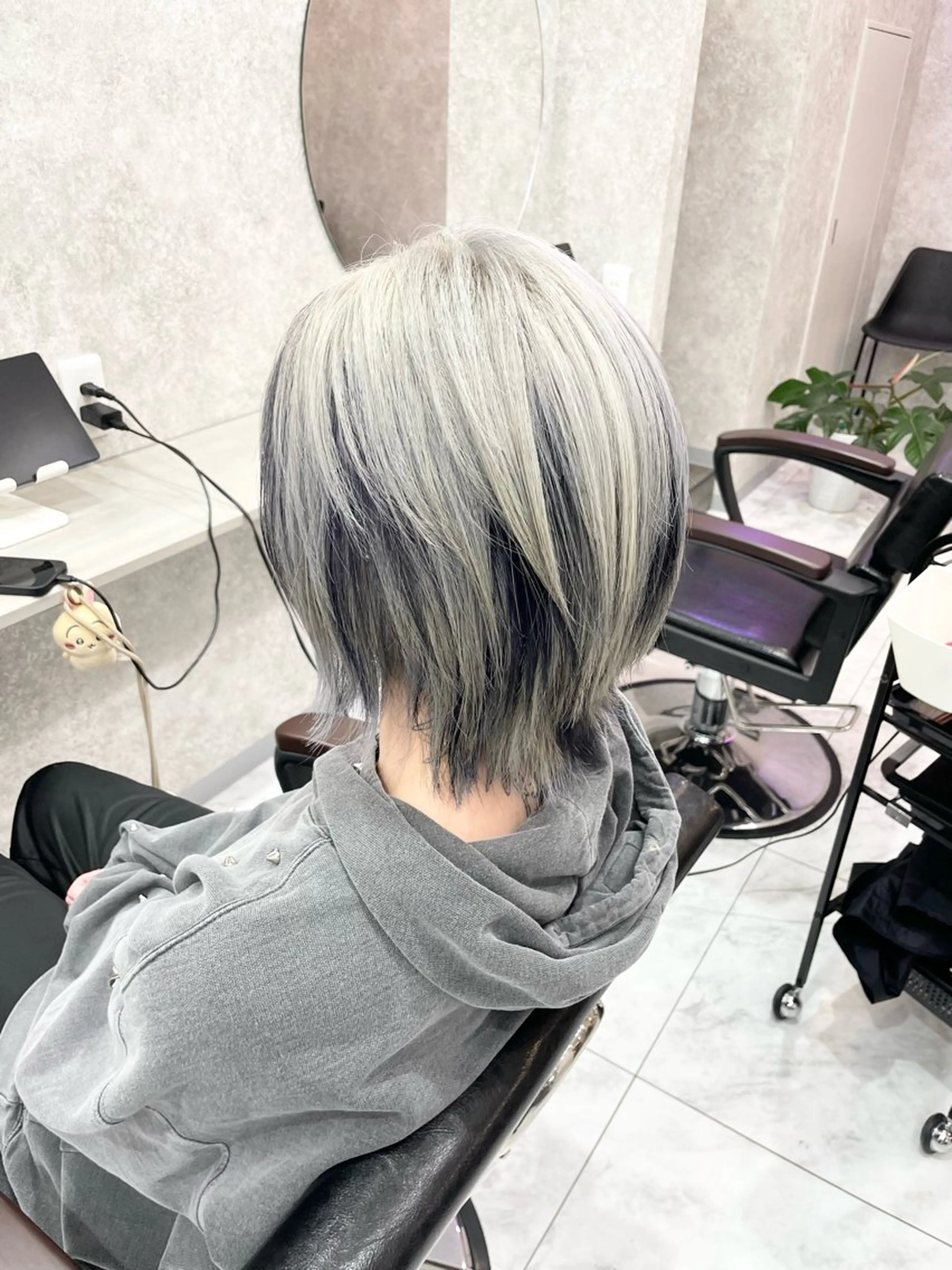 ショート 🦋ハイトーン🦋 石山 希理🦋のヘアスタイル