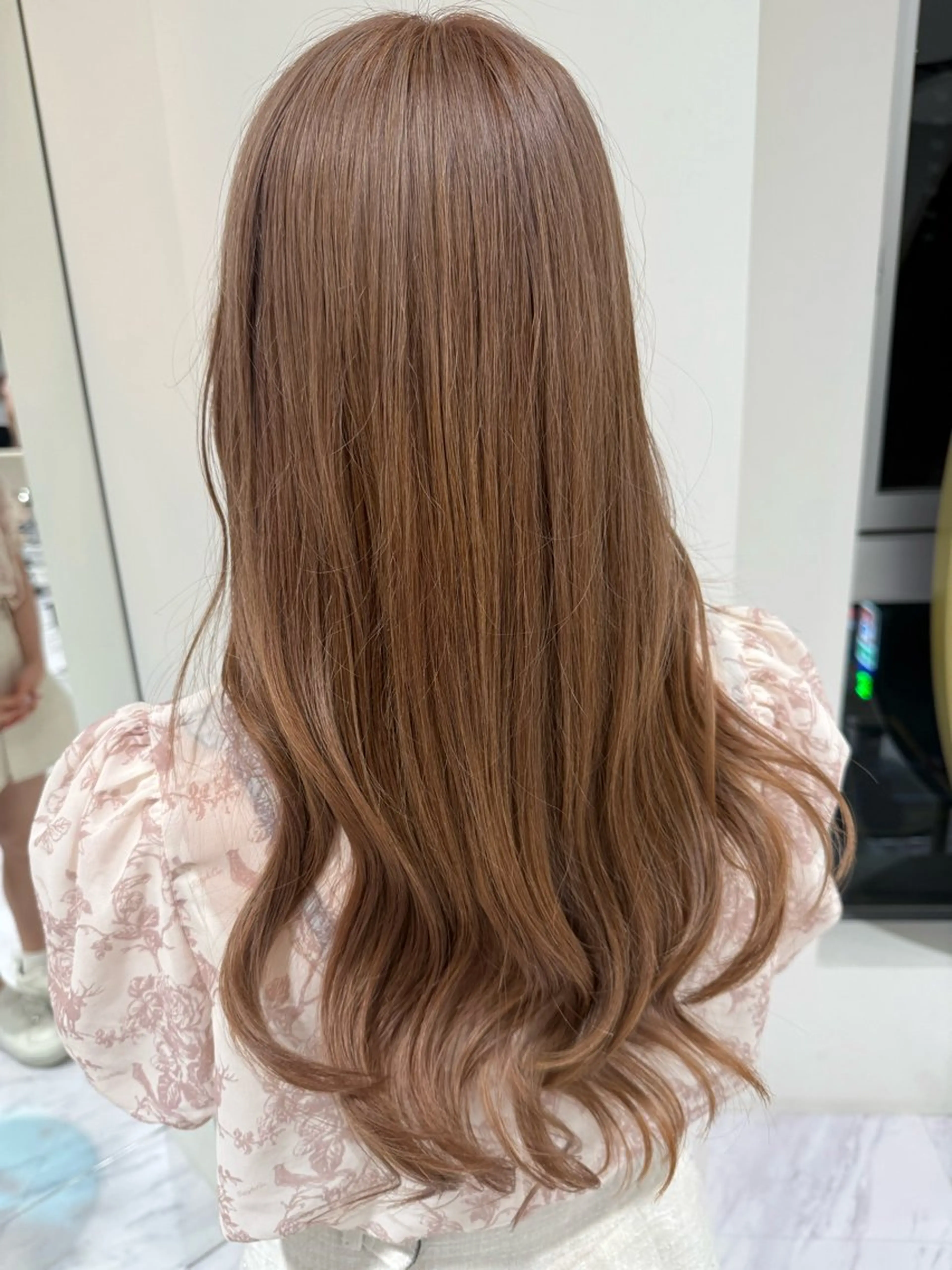 ロング カラー ブリーチ ともか 名駅/ワンカラーのヘアスタイル