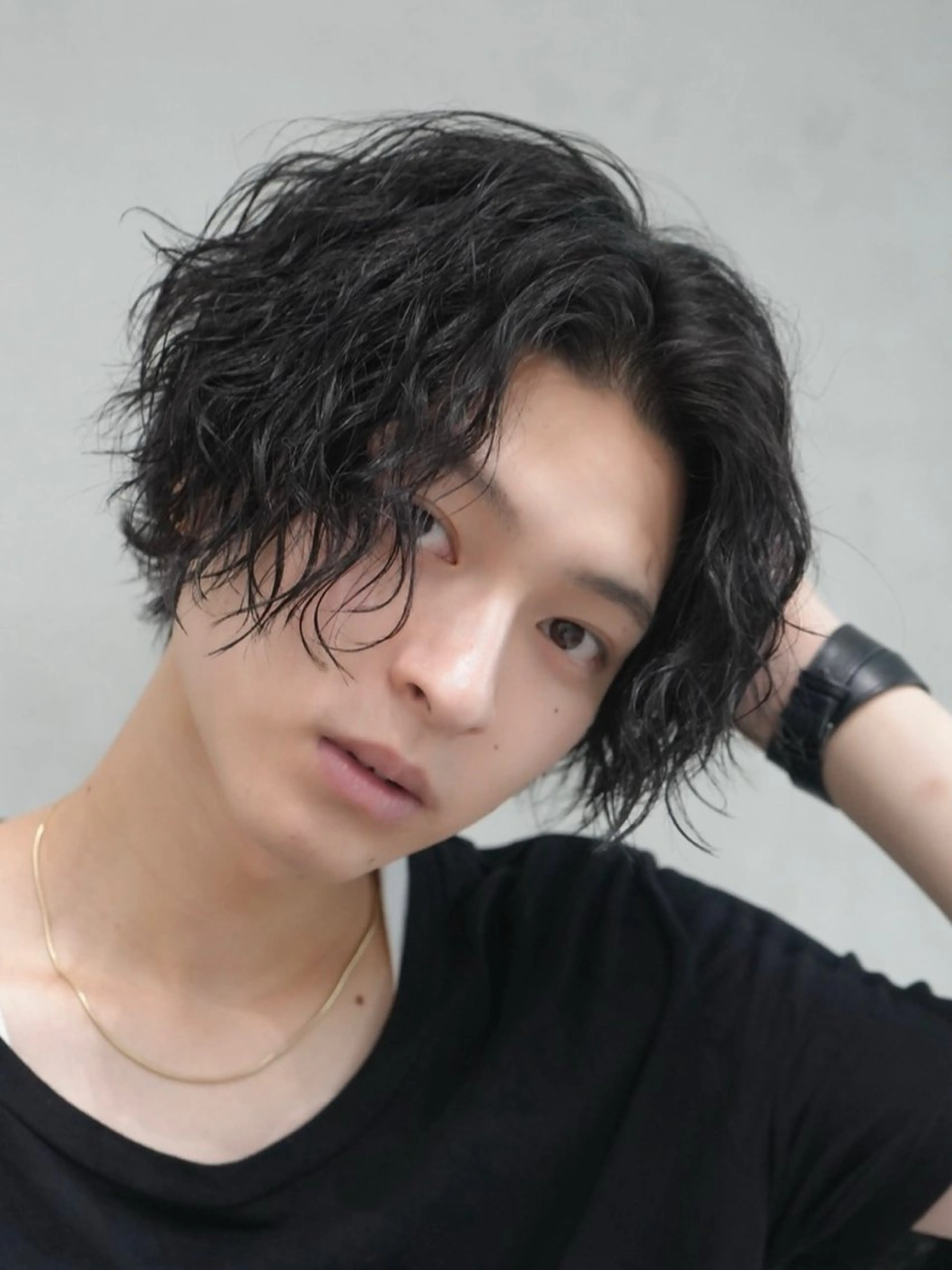 パーマ メンズ カット パーマ 名古屋メンズカラー 特化小林我修のヘアスタイル