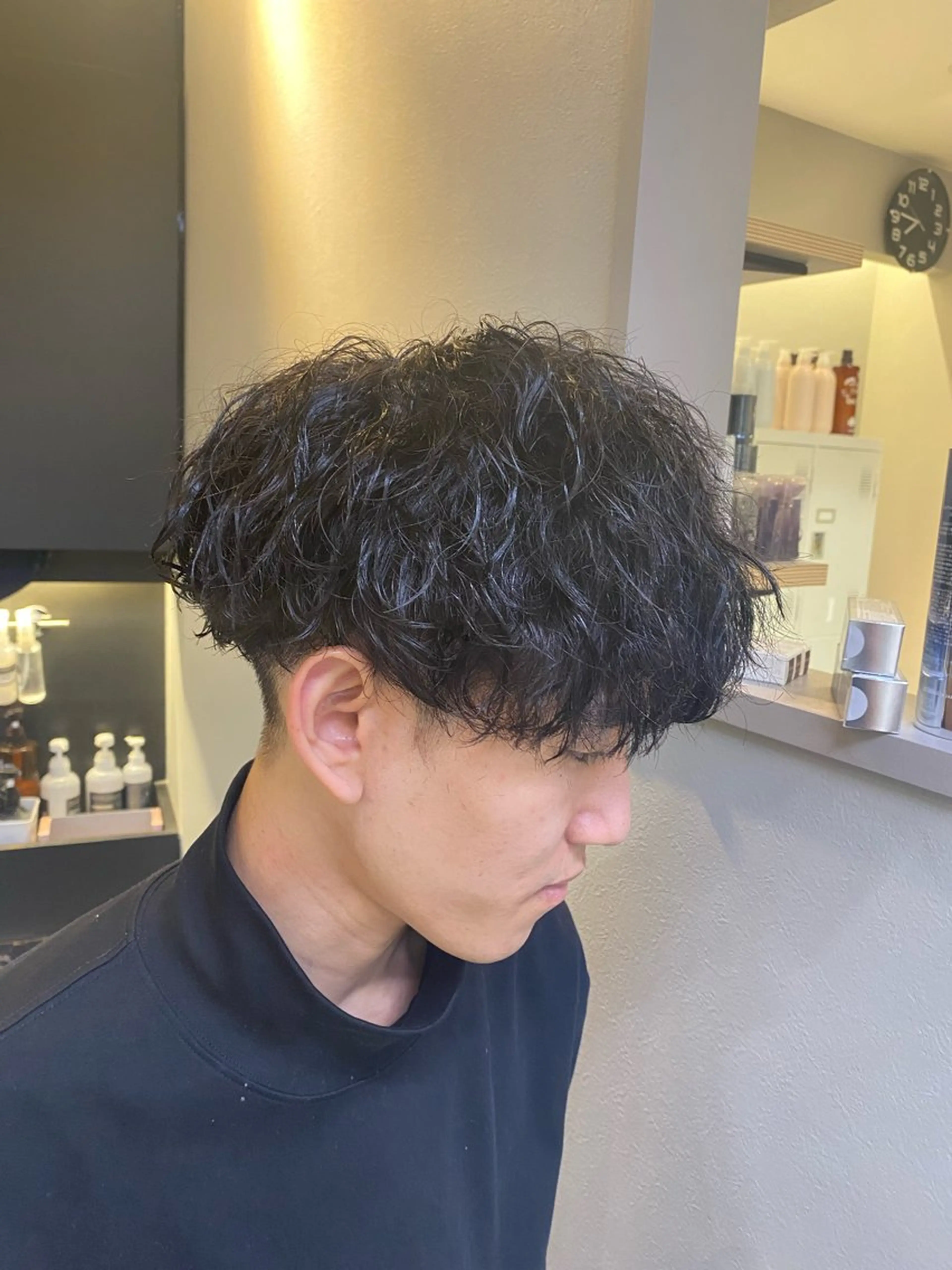 メンズカット✂️＋ツイストスパイラル、波巻きパーマ、ツイストパーマ🌀＋アルカリ除去🧼の写真