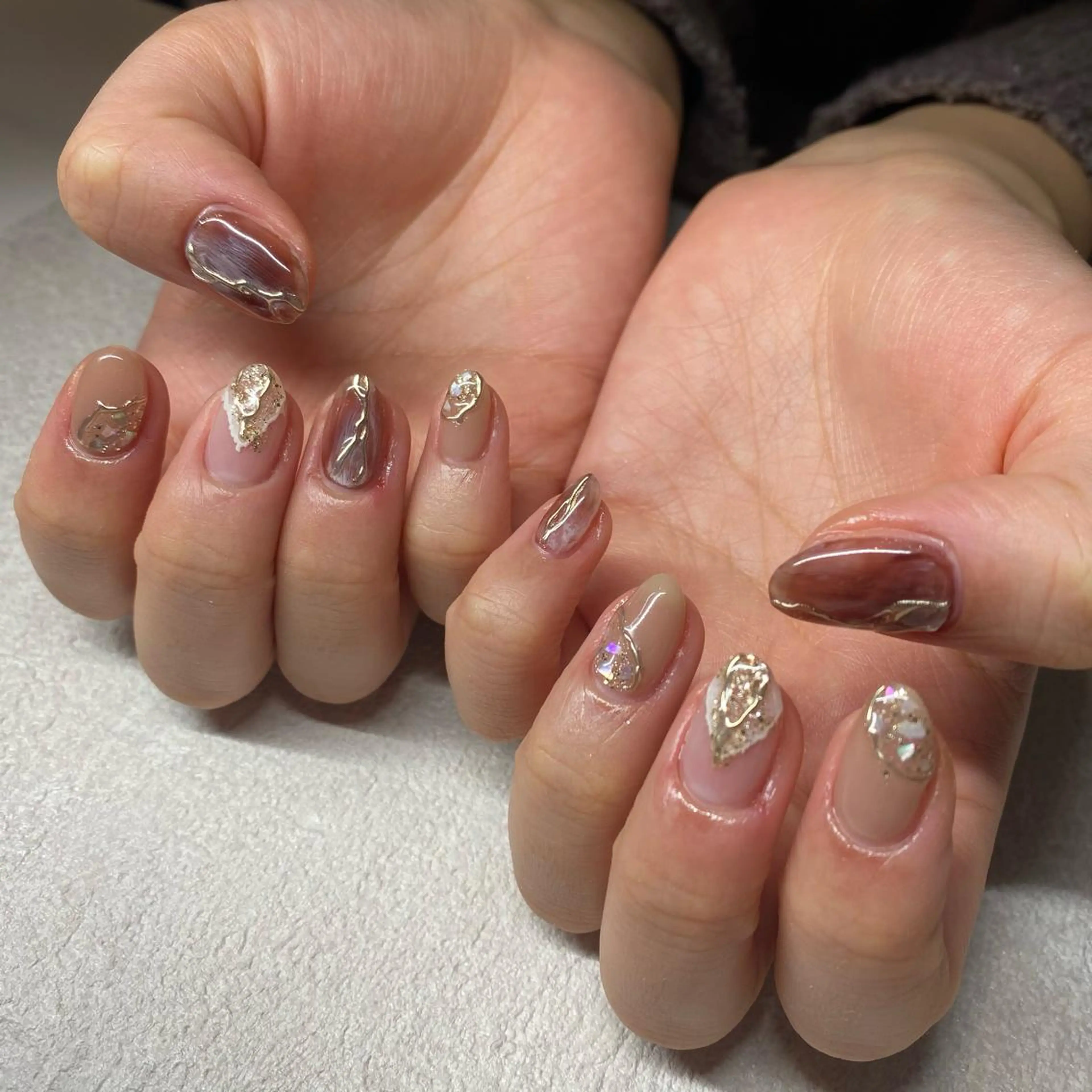 ネイル ハンドネイル NORA nail UMEDAのネイルデザイン