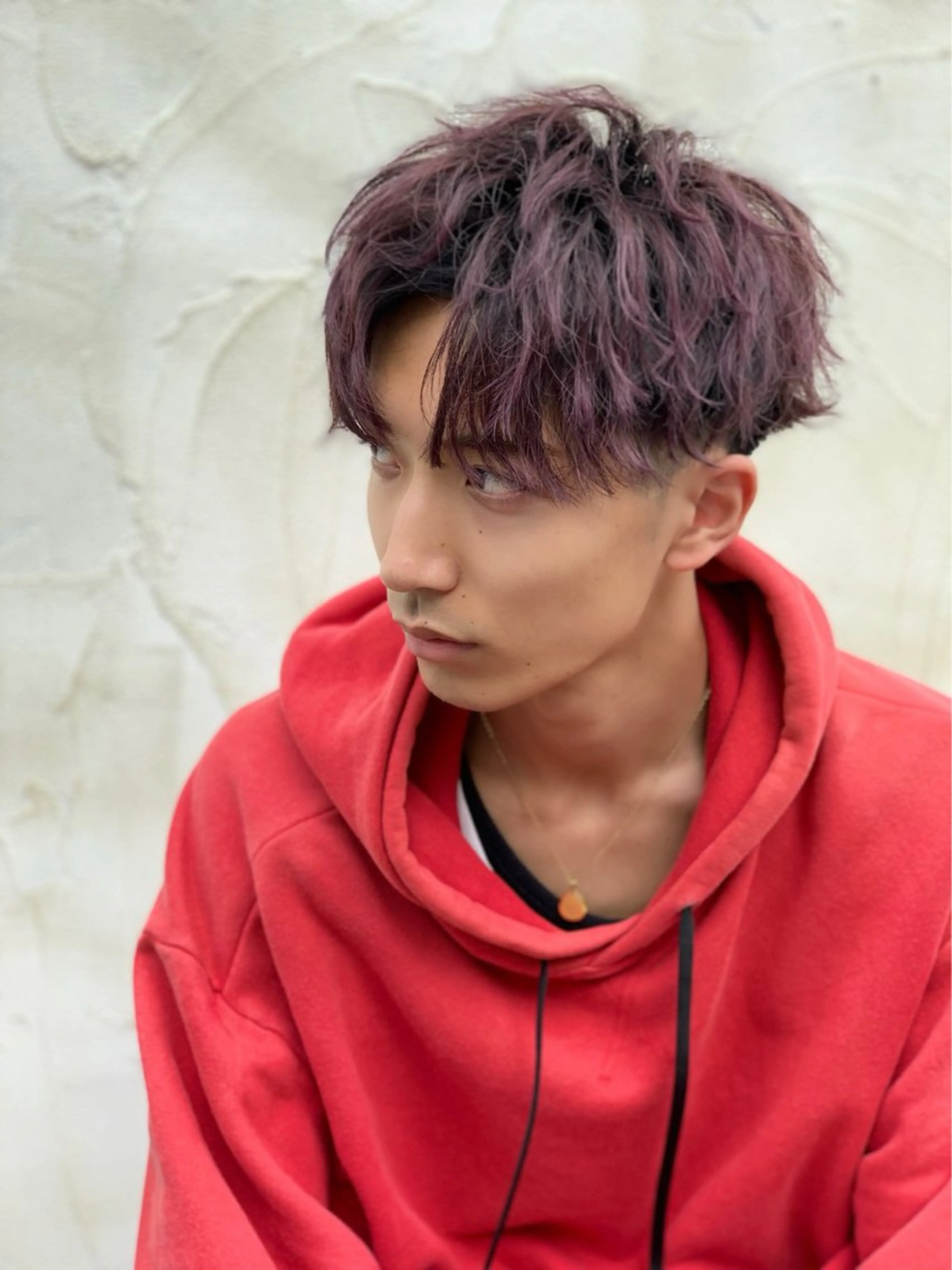 カラー パーマ メンズ カット パーマ ifh iizuka 高橋庸太のヘアスタイル
